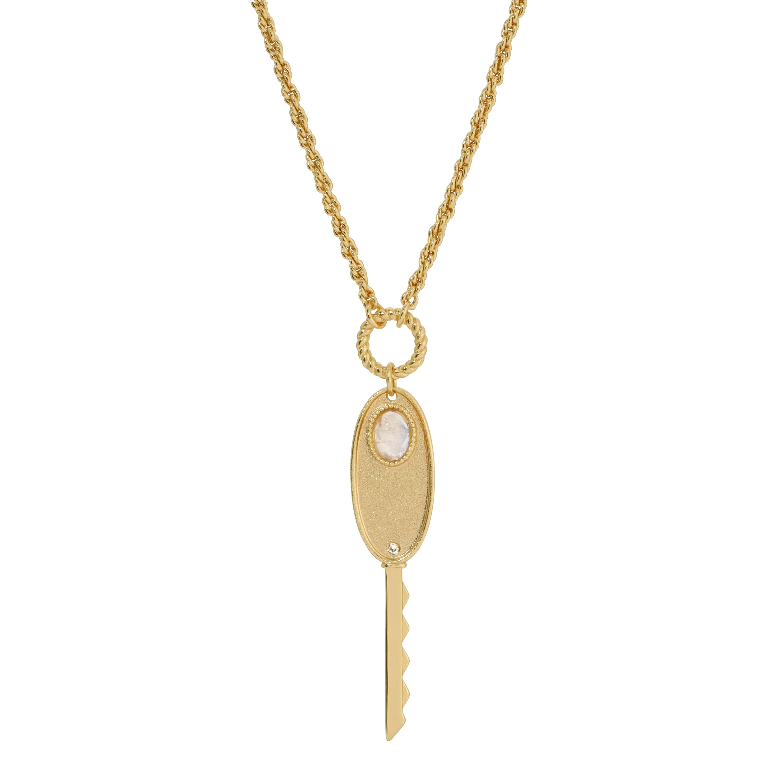 Women’s Kayla Pendant Necklace - Moonstone Leeada Jewelry