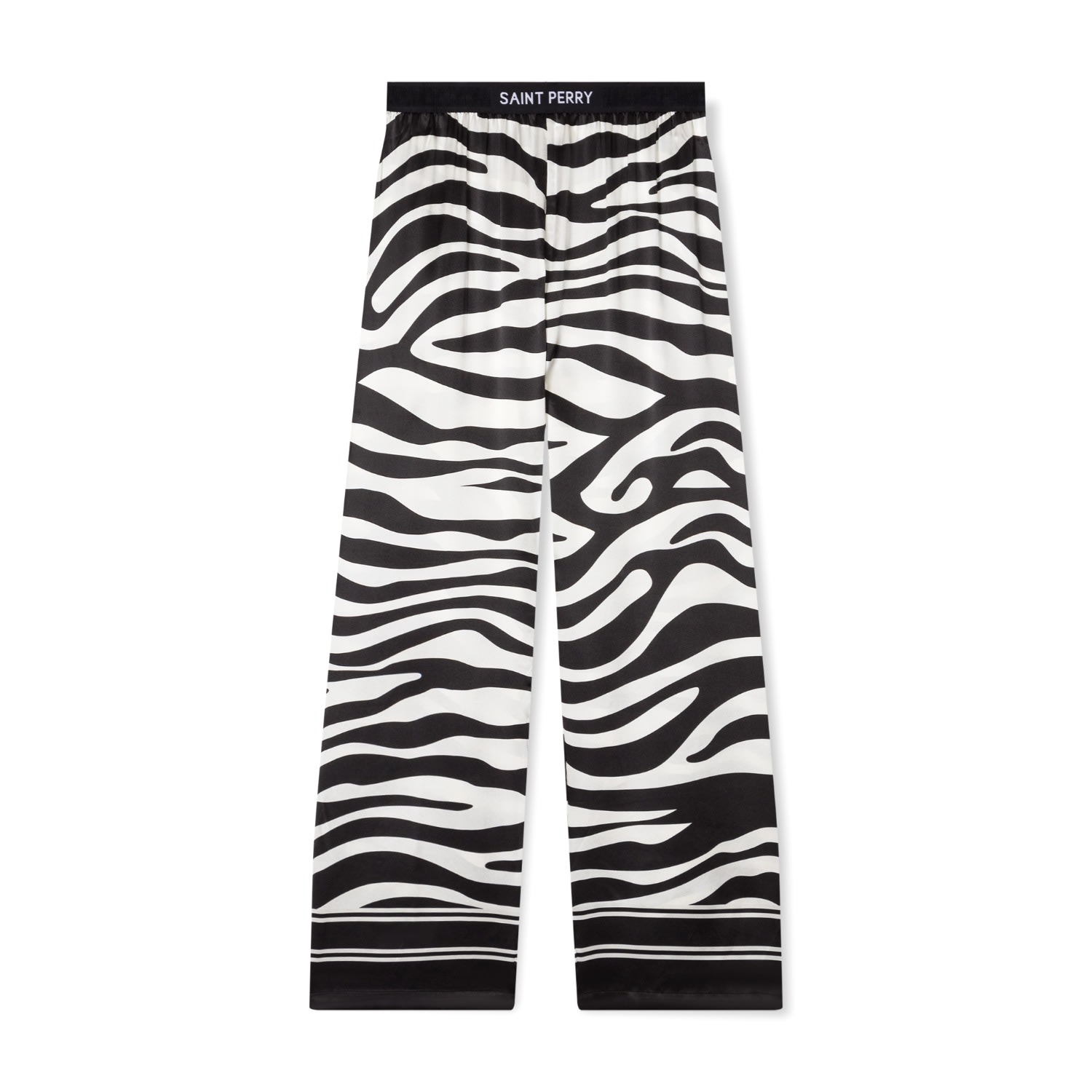 Saint Perry Women's Black Zebra Print Bottom In Black