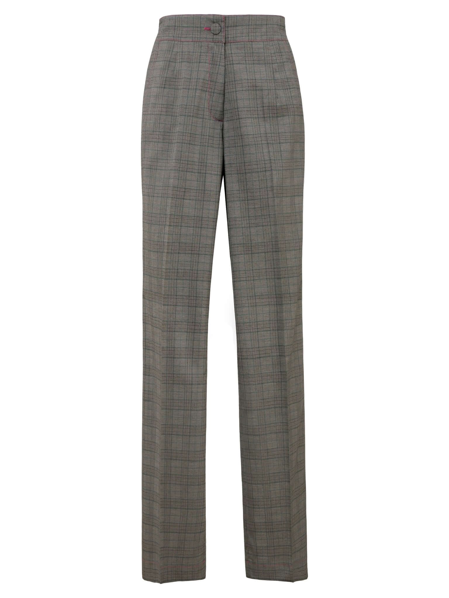 Tia Dorraine Women's Grey Get Down To Business High-waist Slim-leg Trousers In Gray