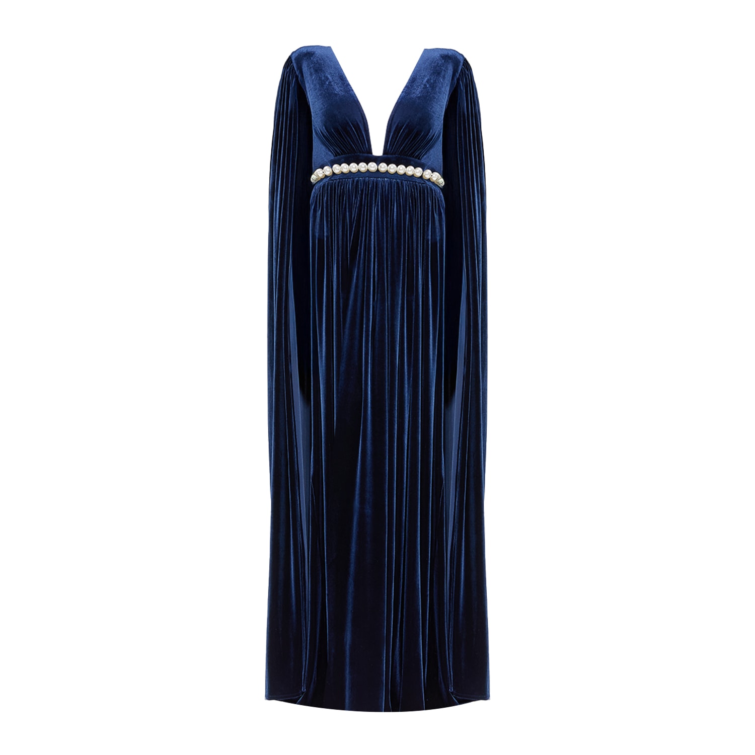 Nur Karaata Women's Blue Heritage Gown In Blue