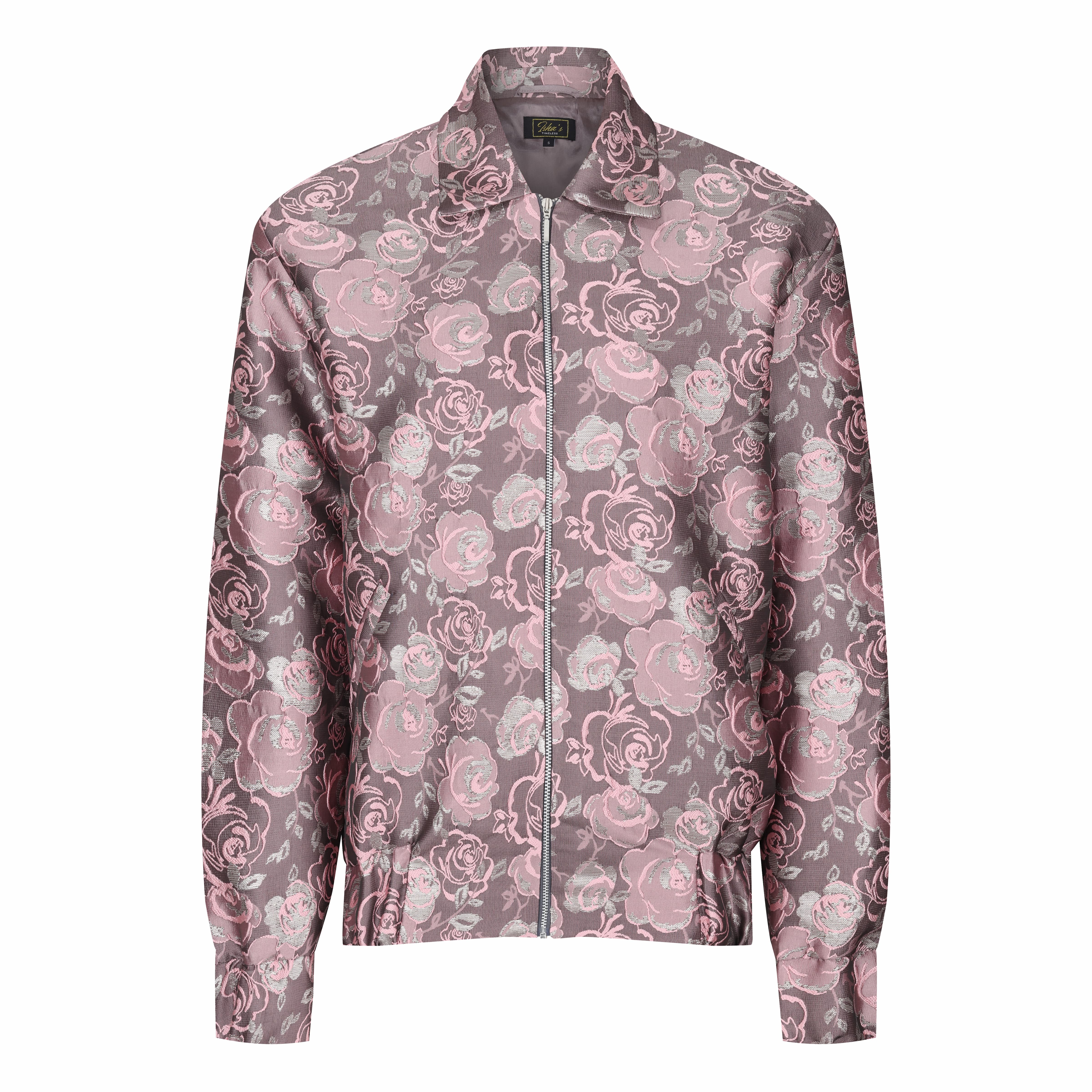 Lioness By Tf Women's Dusky Silvery Flora Bomber Jacket - Black