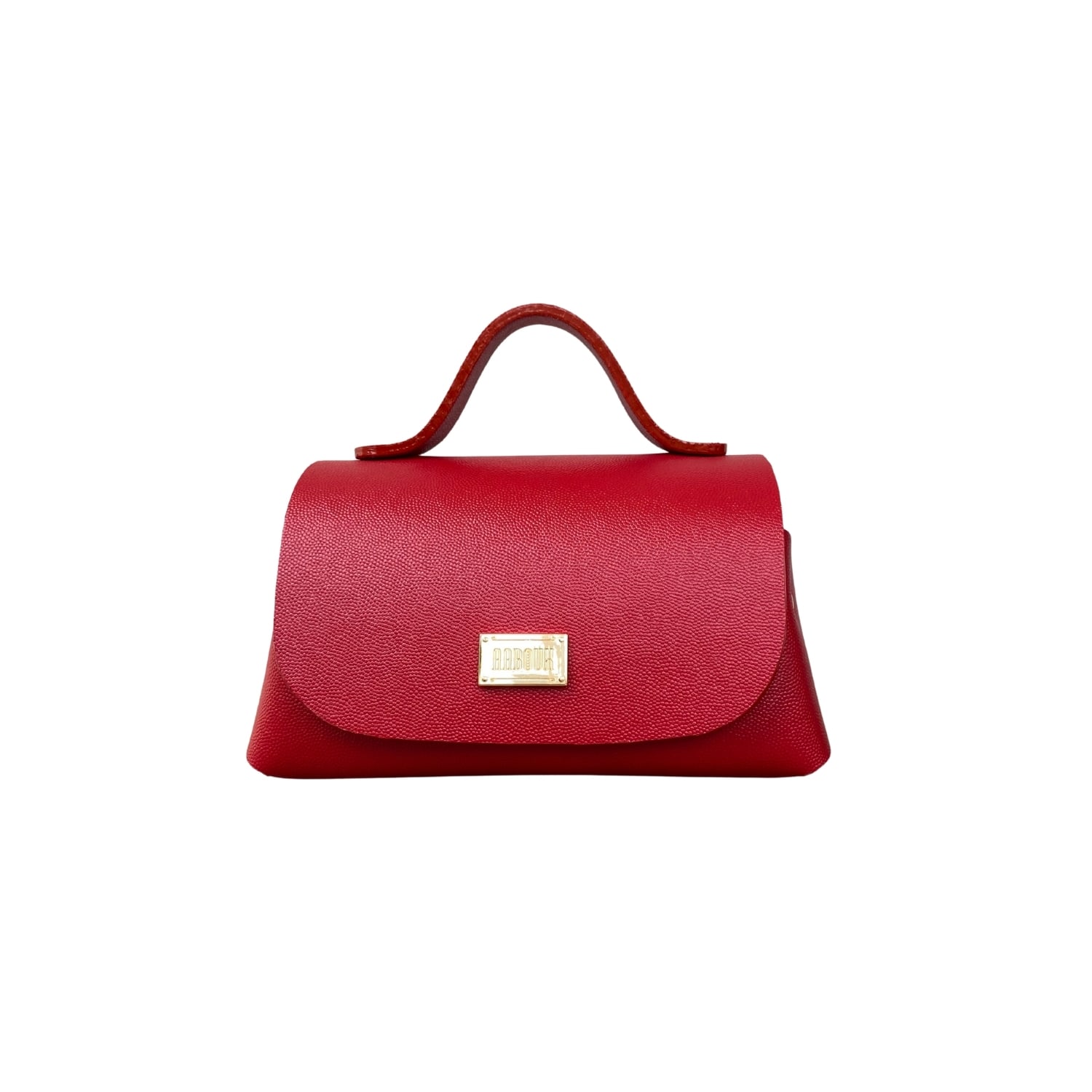 Aaboux Women's Mira Midi Red Stingray Print Leather