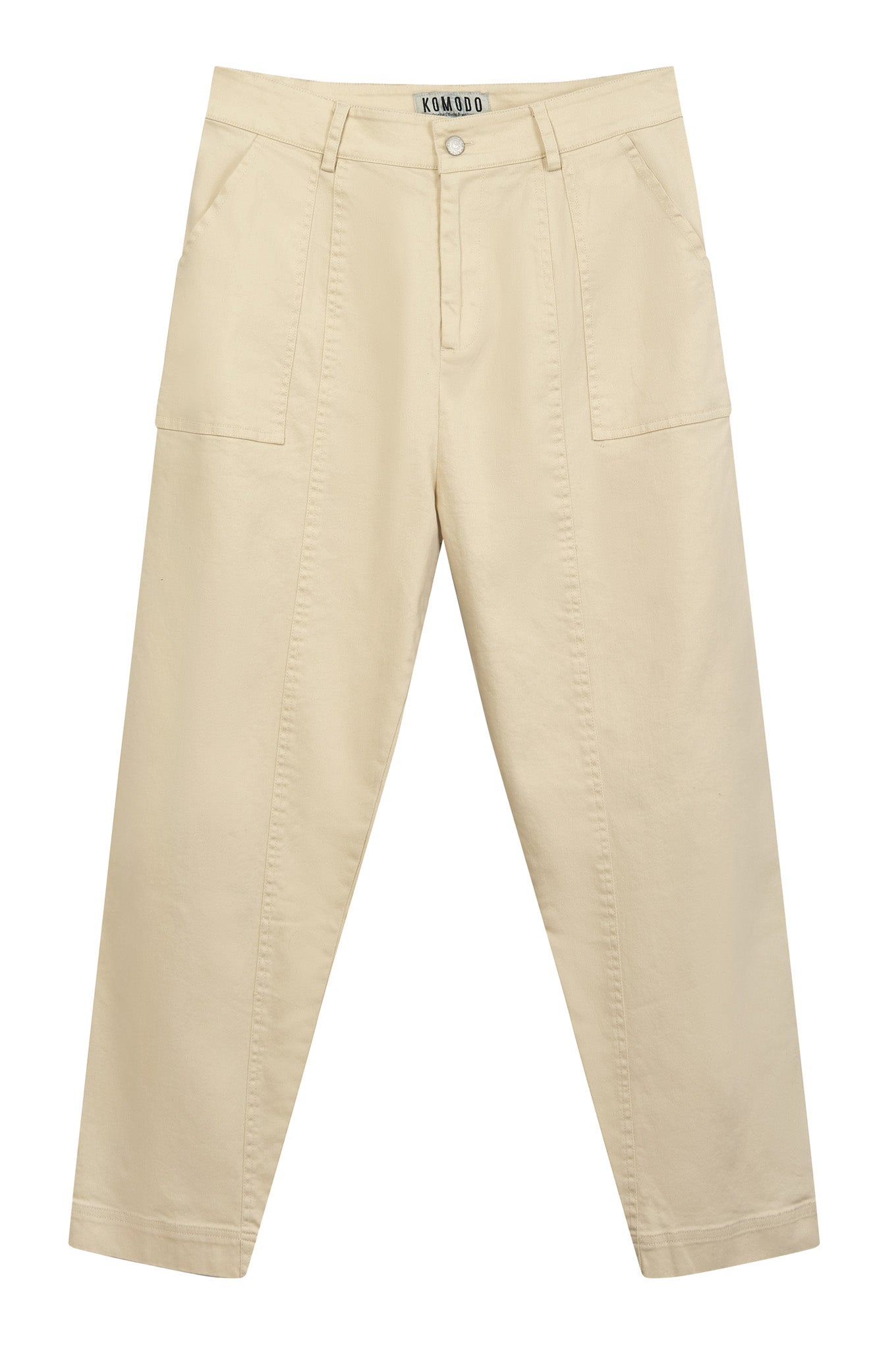 Women’s White Nizana Organic Cotton Men’s Trouser - Putty Extra Large Komodo