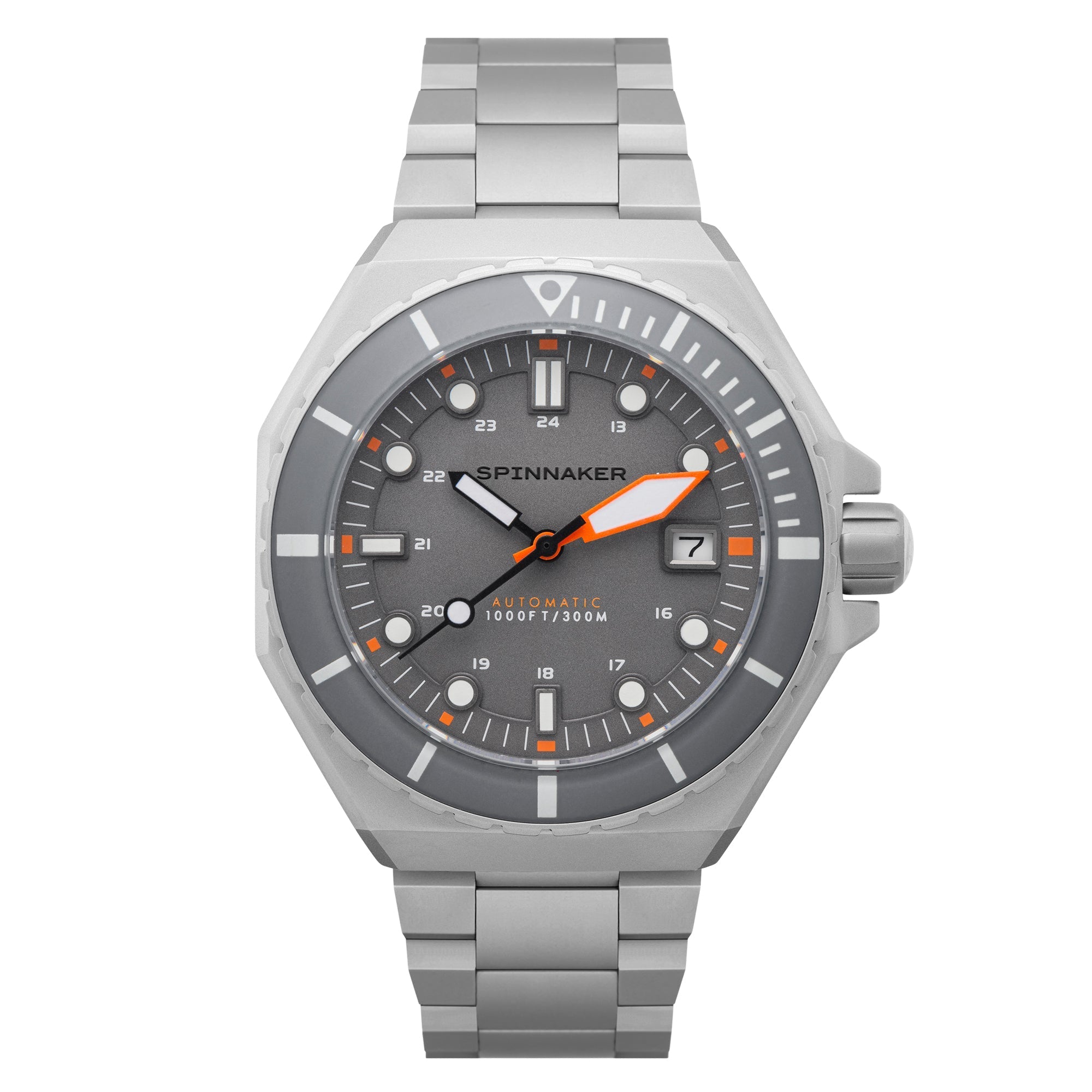 Spinnaker Dumas Men's Japanese Automatic Chalk Grey Watch In Metallic