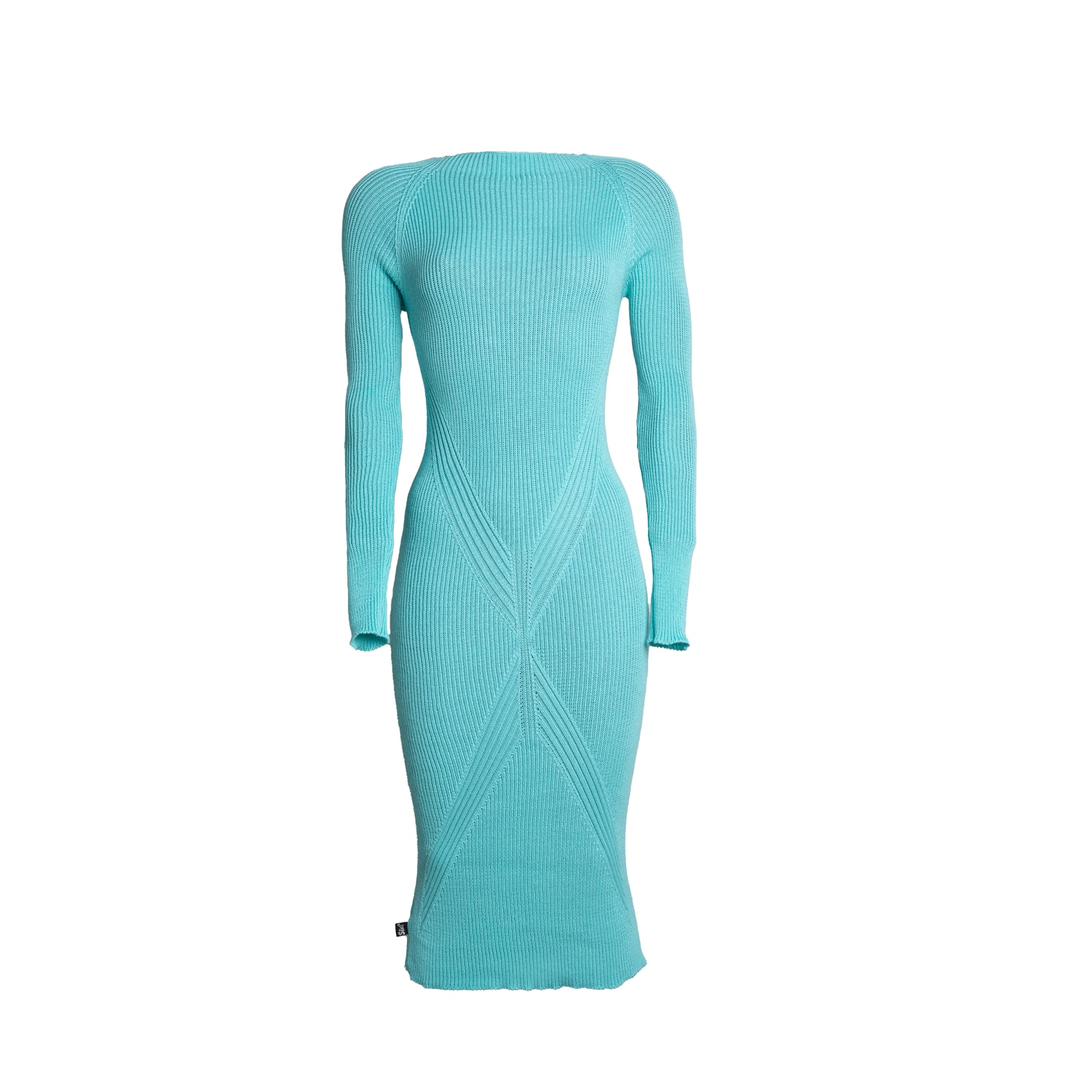 Women’s Gabi Dress Water-Blue One Size Sel Knitwear