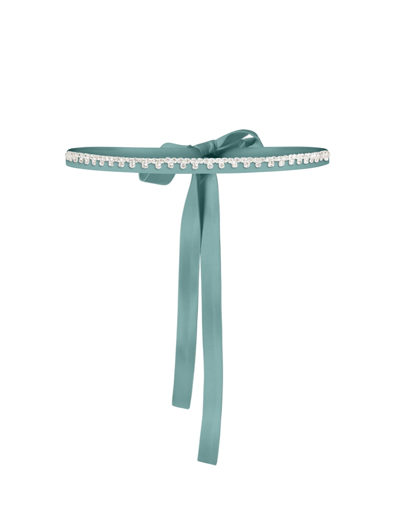 Tia Dorraine Women's Crystal-embellished Belt - Green In Green