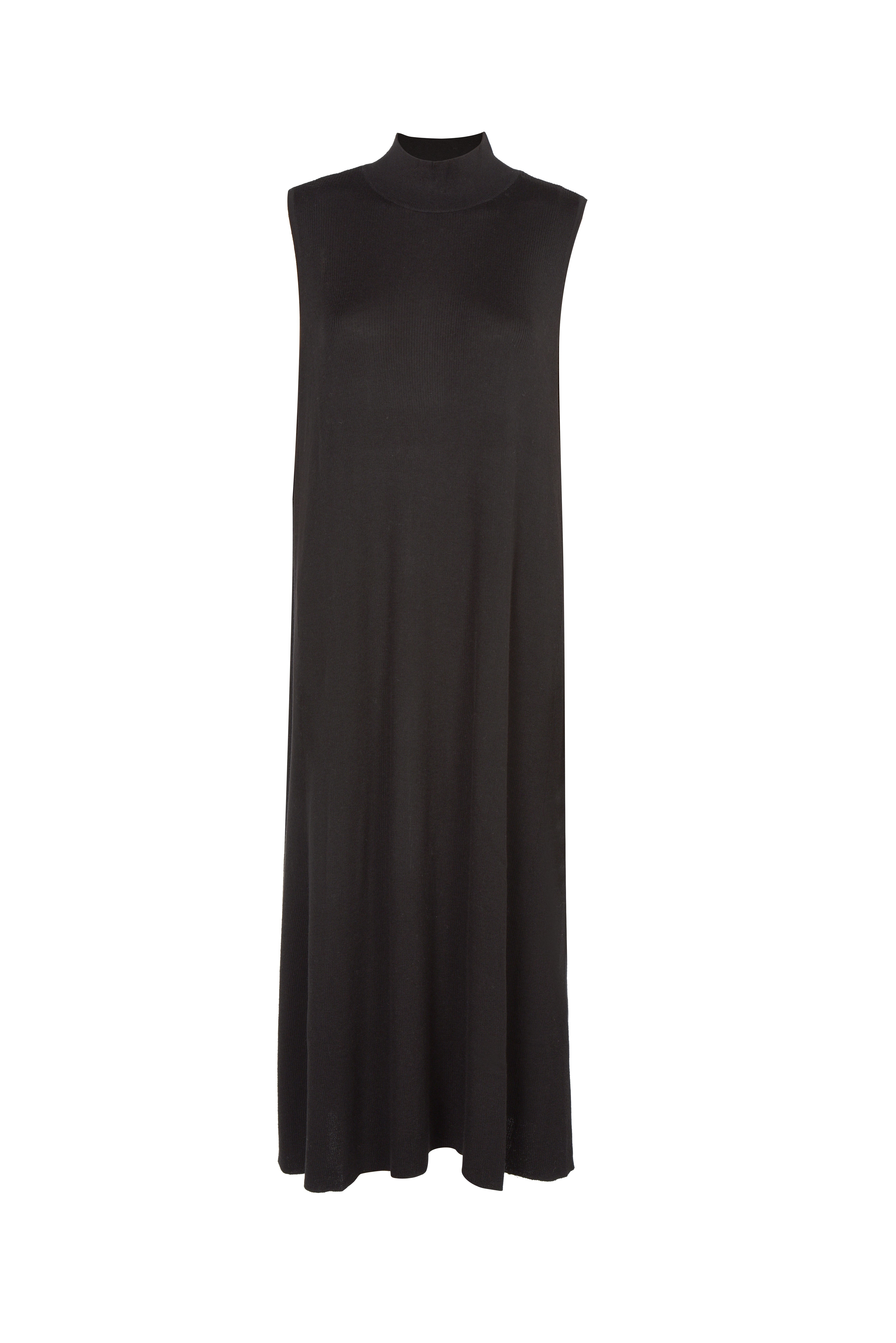 Justlove Women's Merino Wool And Silk Dress Ame Black In Black