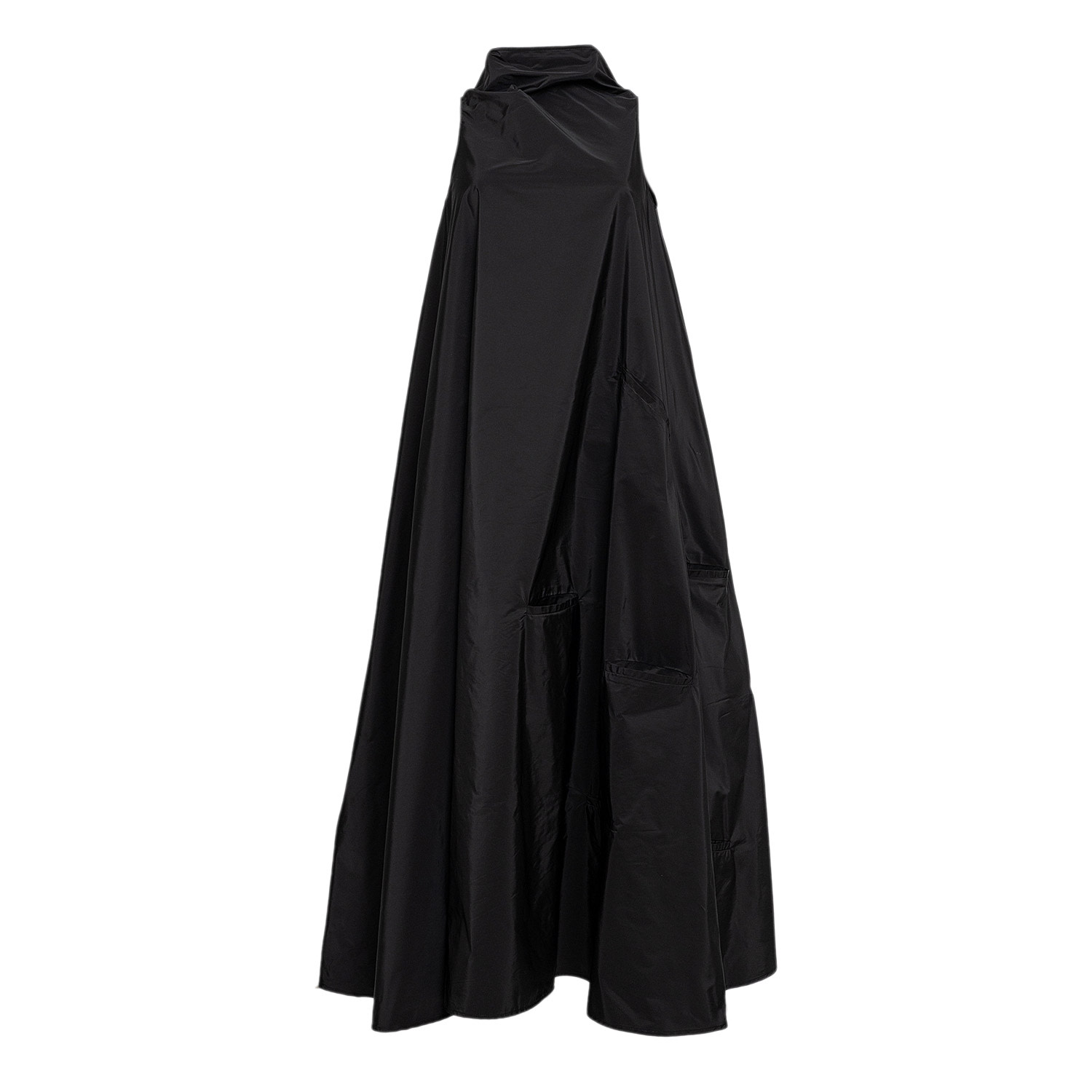 Bianca Popp Women's Many Pockets Dress In Black Taffeta In Black