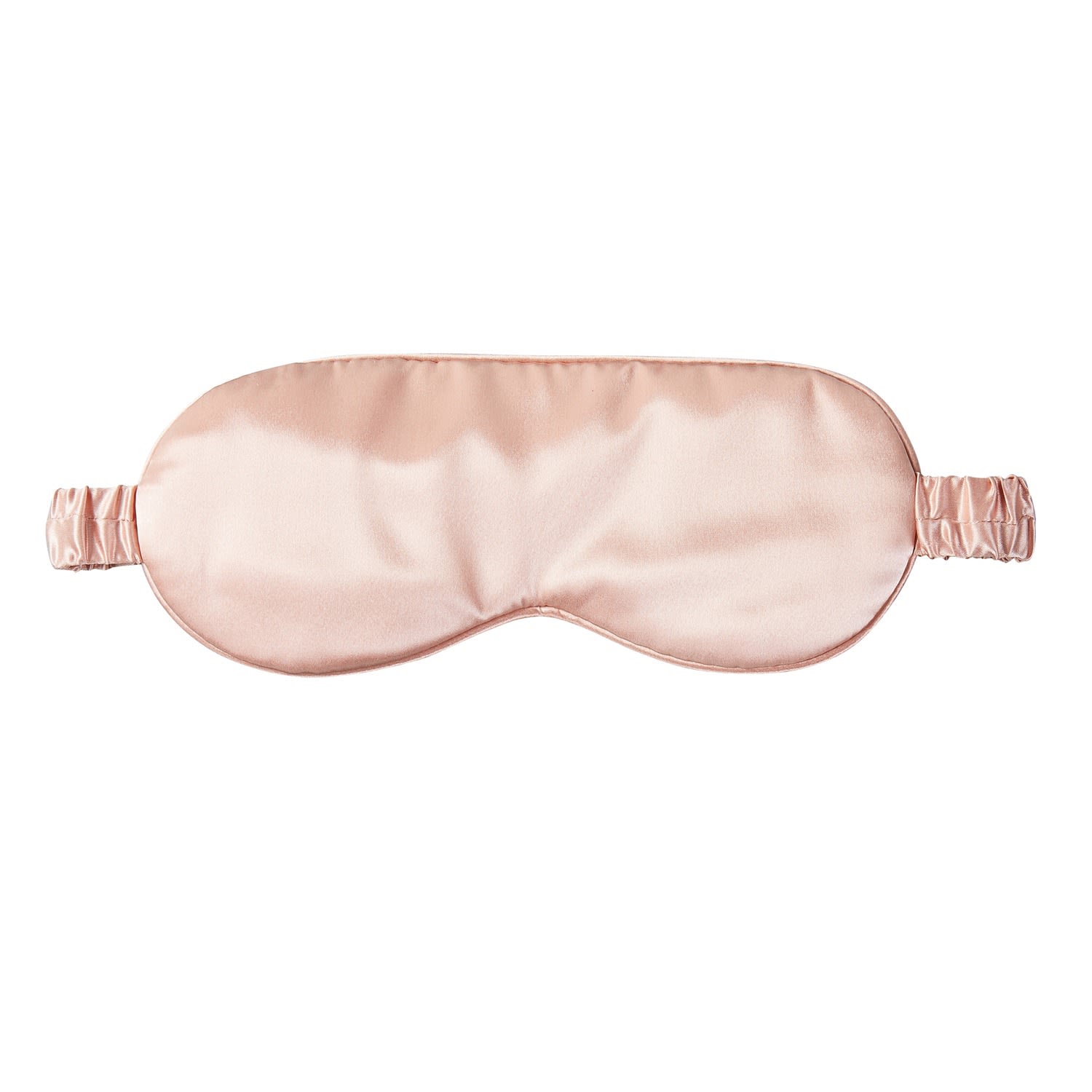 Pure Mulberry Silk Eye Mask Set Of Two In Rose Gold One Size Soft Strokes Silk