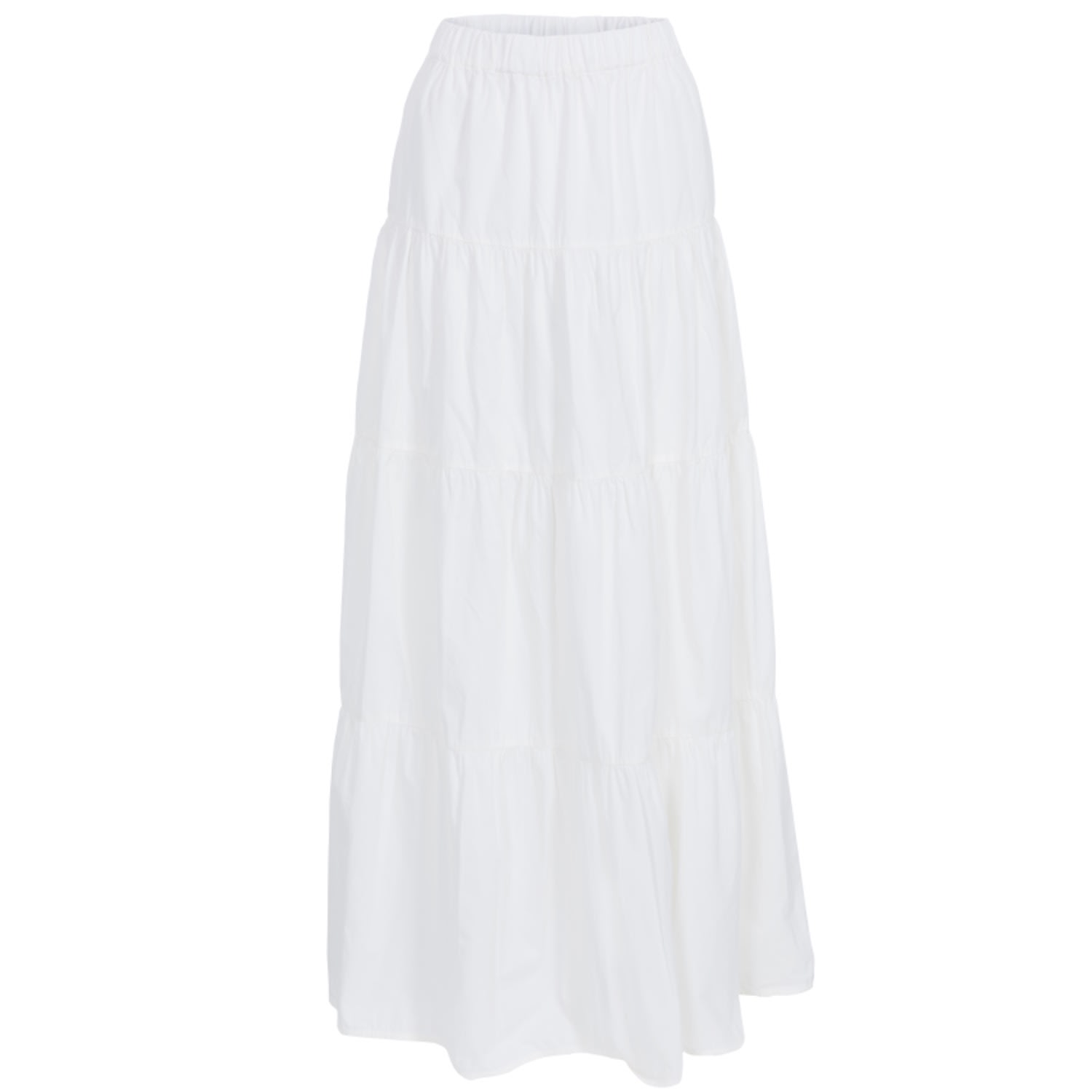 The Etta Collection Women's Champfleuri Maxi Skirt White In White