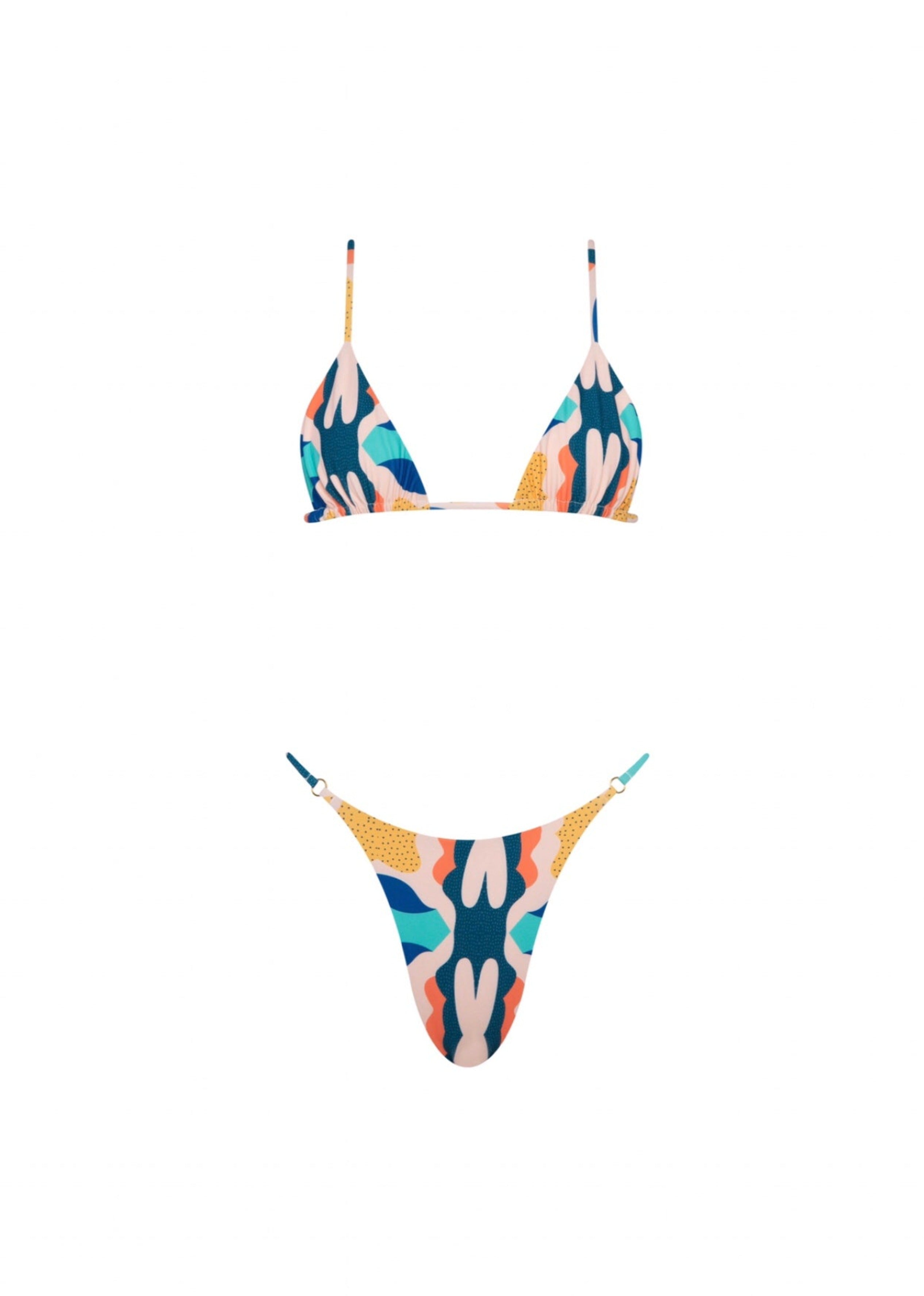 Women’s Asha Bold Print Bikini Medium Sageswm