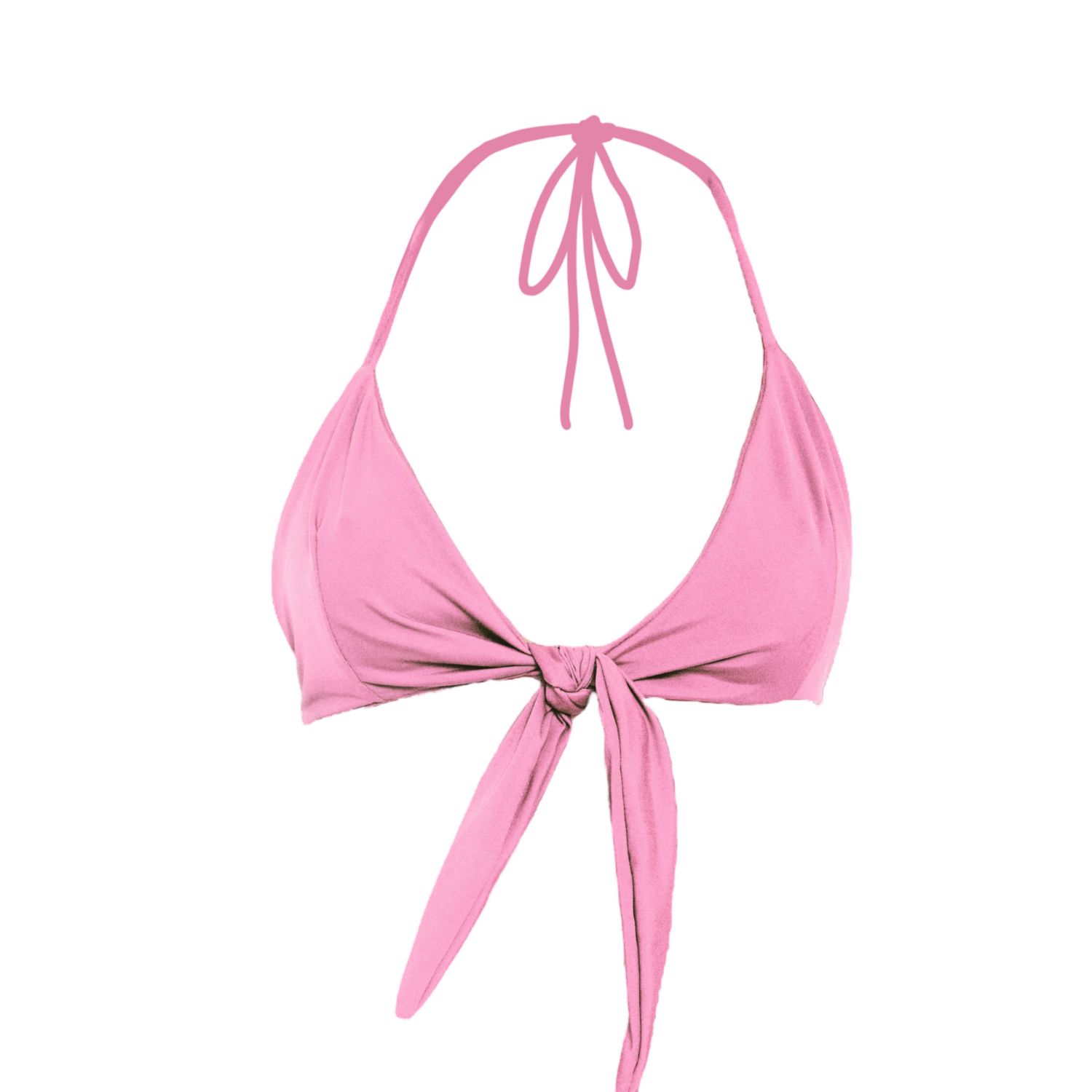 Rêve De Rive Women's Pink / Purple Camilla Rosy Pink Bikini Top In Pink/purple