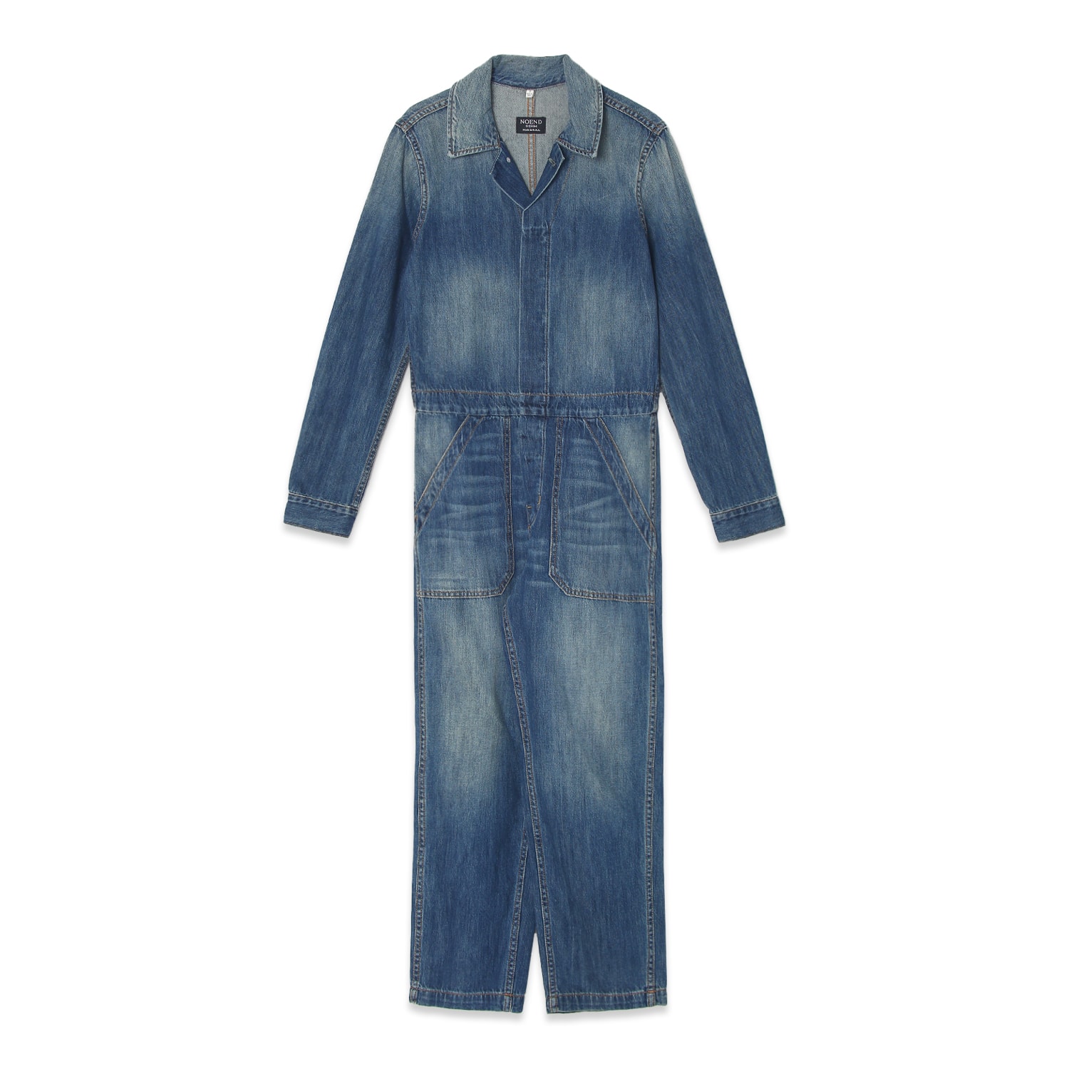 Noend Denim Women's Blue Yanni Denim Jumpsuit In Sirius In Blue