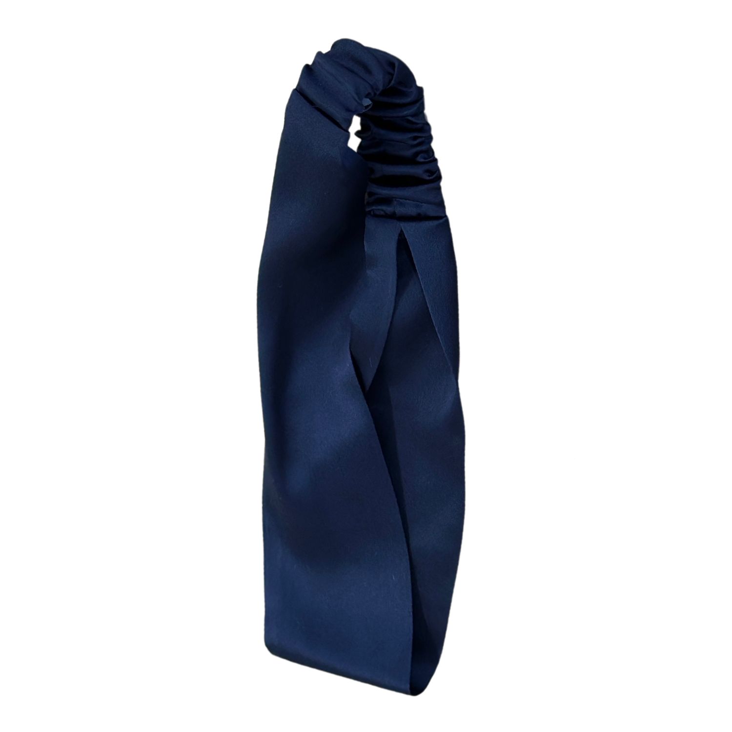 Sylki Women's Silk Headband - Navy Blue