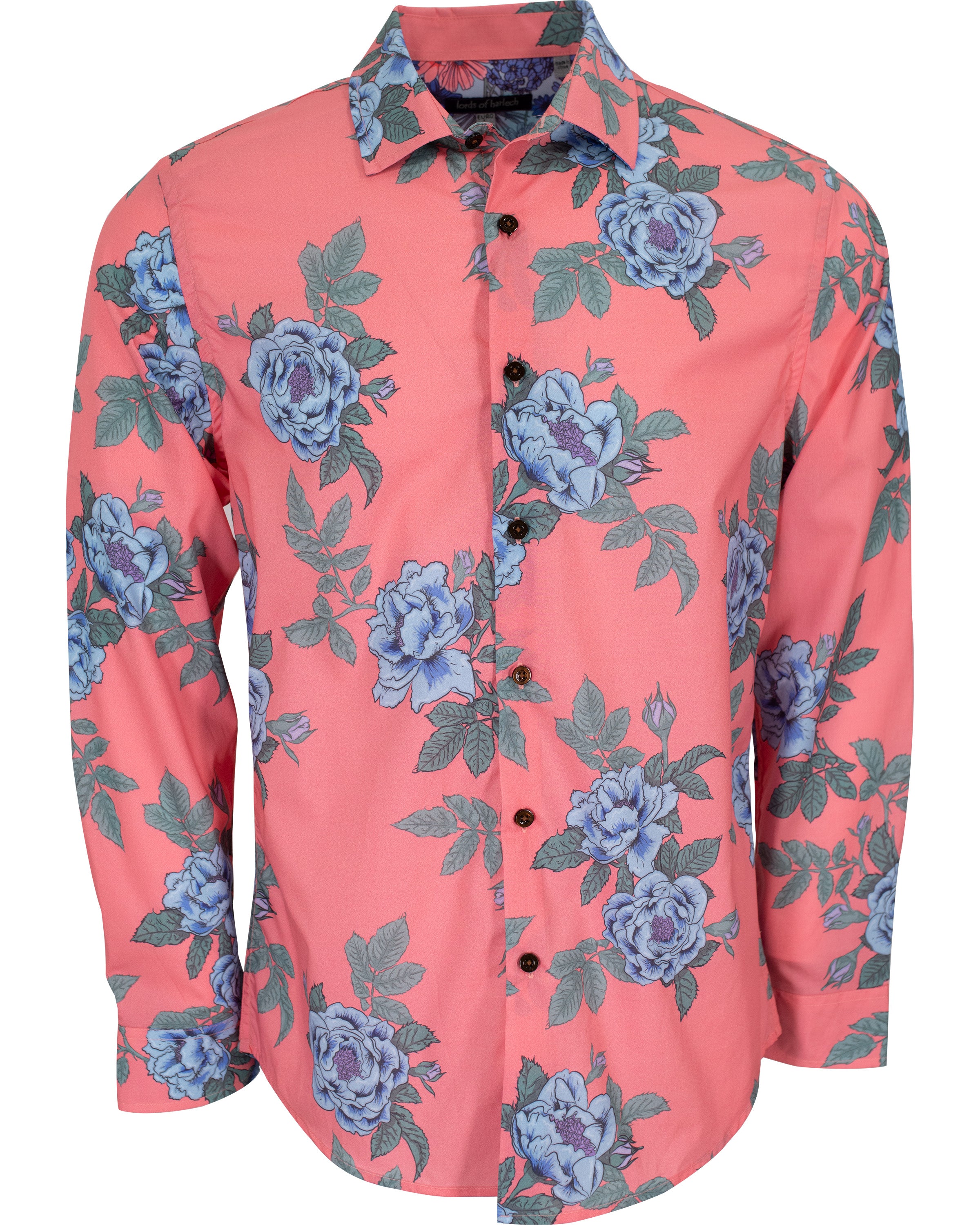 Men’s Nigel Floating Forna Shirt In Geranium Small Lords of Harlech