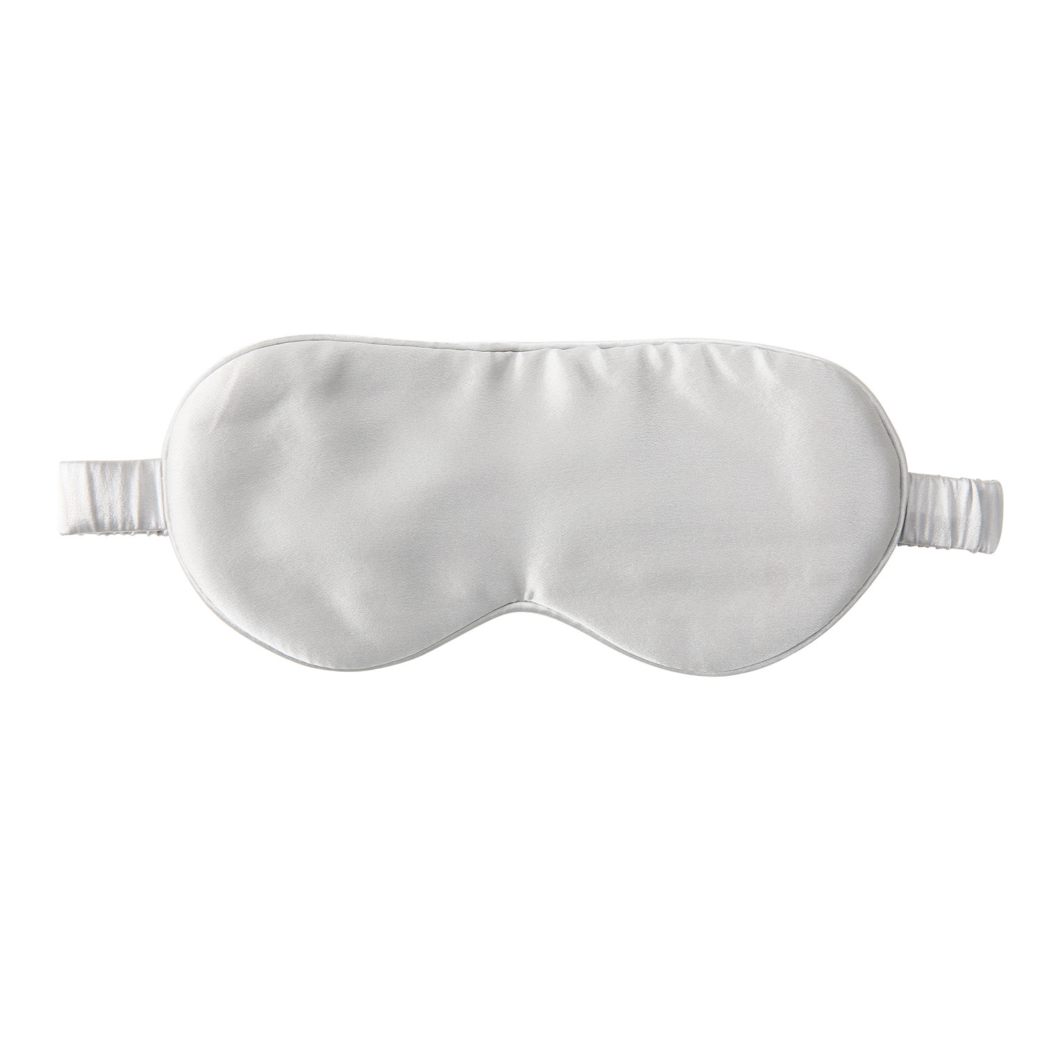 Soft Strokes Silk Pure Mulberry Aviator Style Silk Eye Mask Set Of Two In Taro Grey In Grey