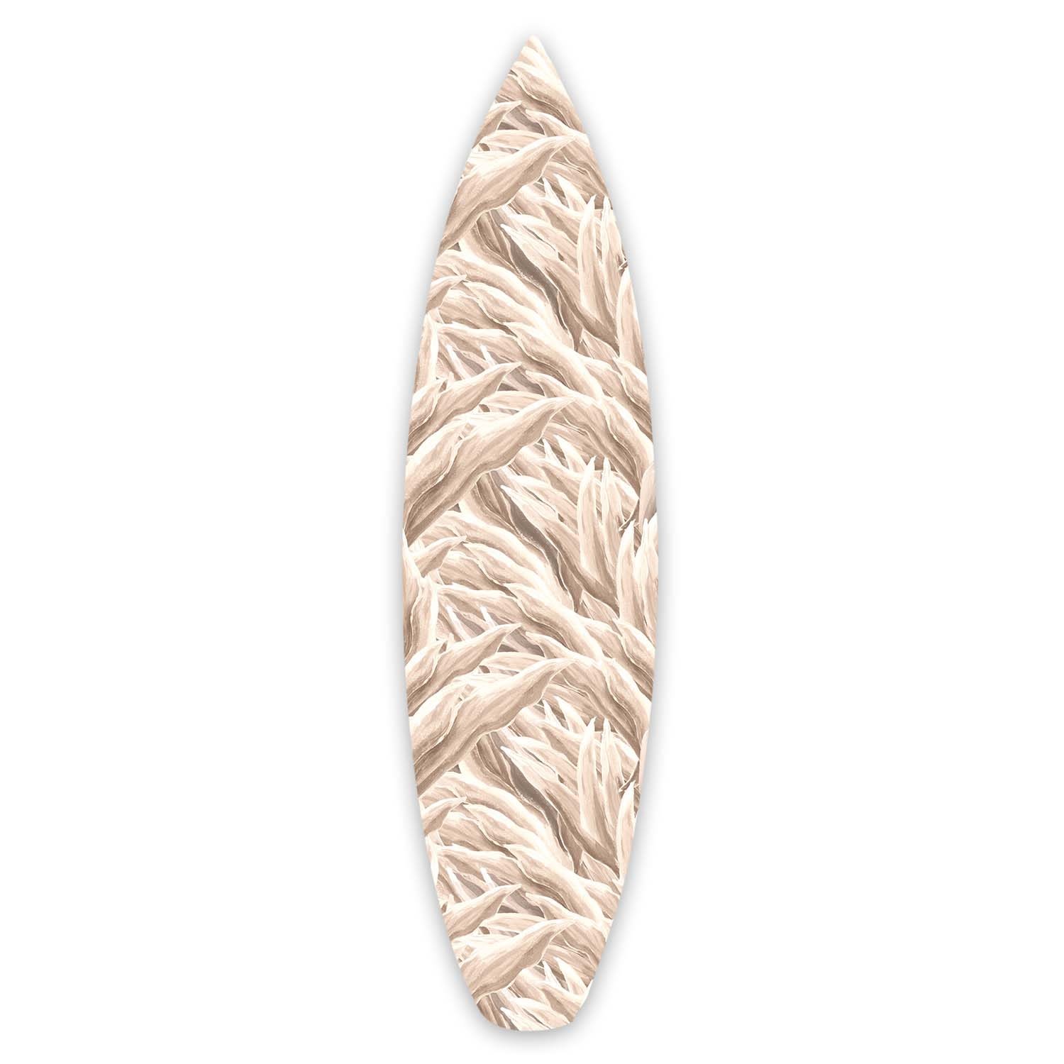 Neutrals Surfboard Wall Decor Botanical Leaves Catchii