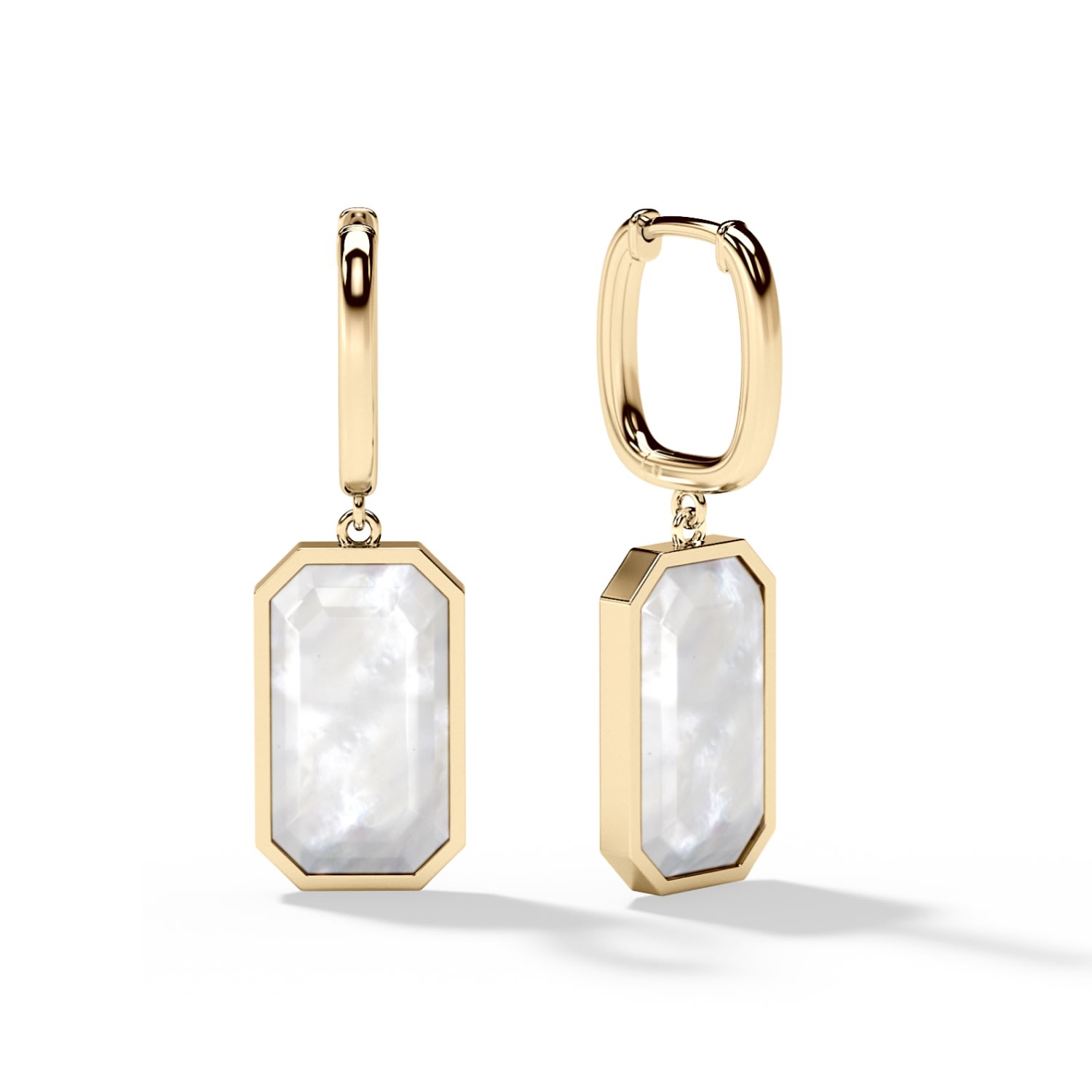 Women’s Gold The Tara Tag Earrings - Mother Of Pearl Ora Ana