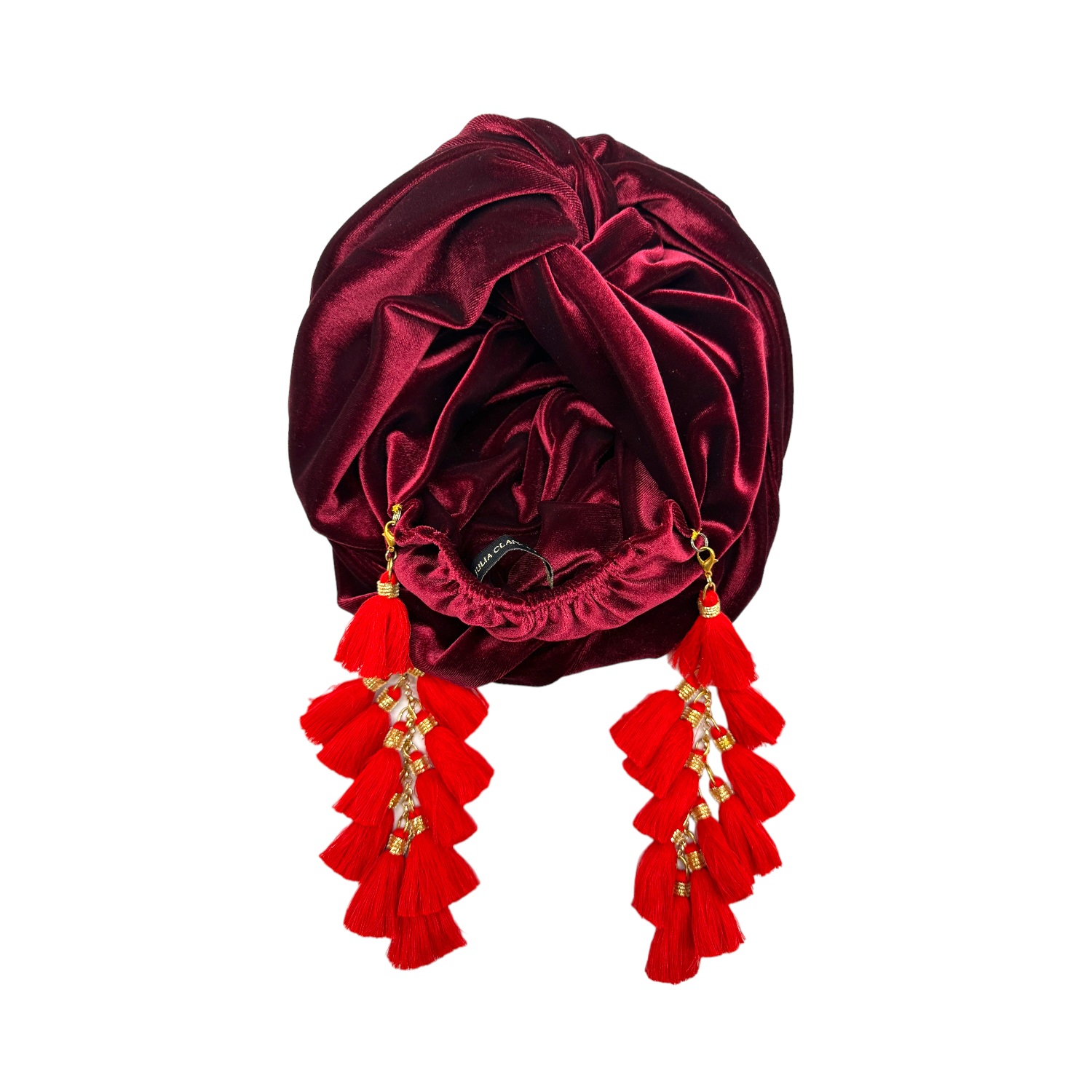 Women’s Red Chacha Malbec Turban Julia Clancey