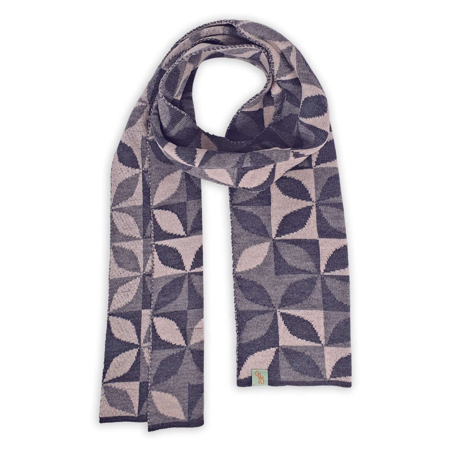 Otto & Spike Women's Grey / Neutrals Scarves - Crisp - Charcoal Grey In Gray