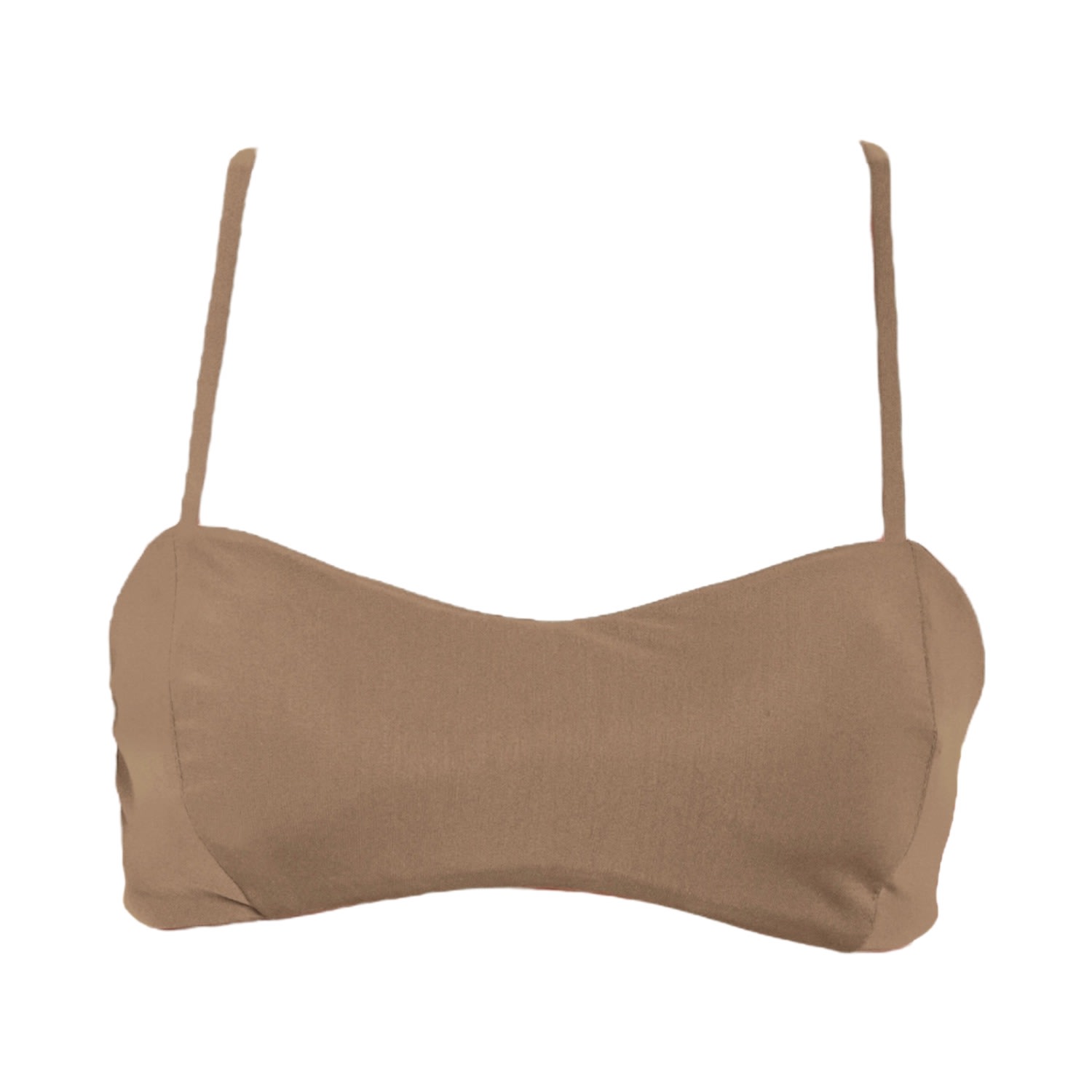 Rêve De Rive Women's Clea Pecan Brown Bikini Top In Brown