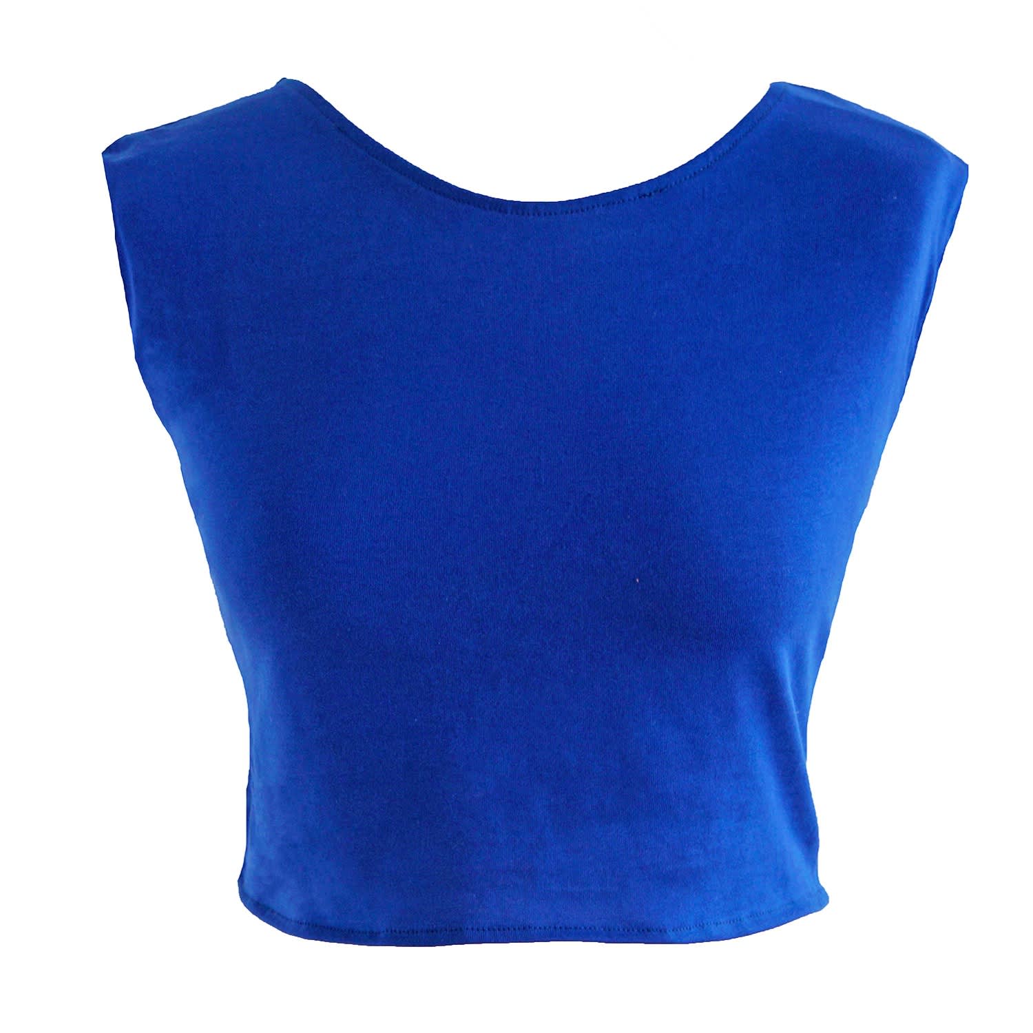 royal blue bustier top