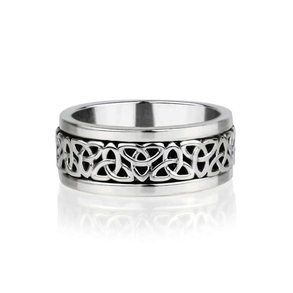 Unity Men’s Silver Spinning Ring Charlotte’s Web Jewellery