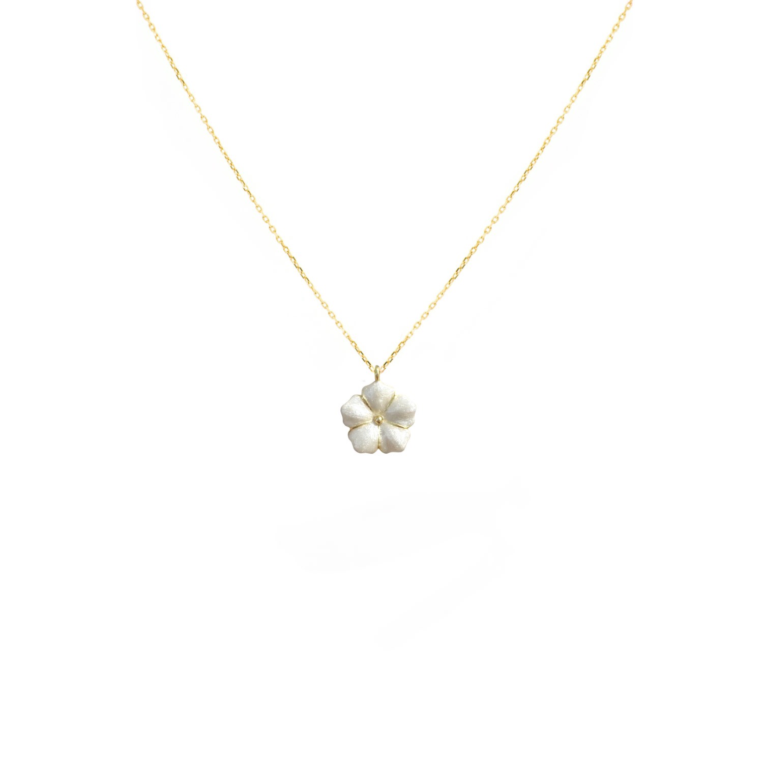 Alegoria Jewellery Women's Bavella Mini Necklace - White In White