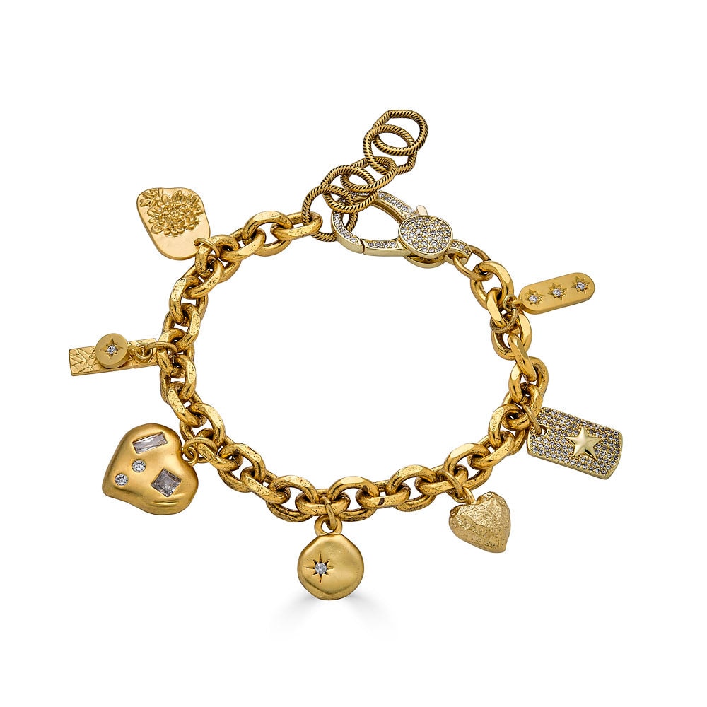 Loni Paul Jewelry Women's Gold Charm Bracelet In Gold