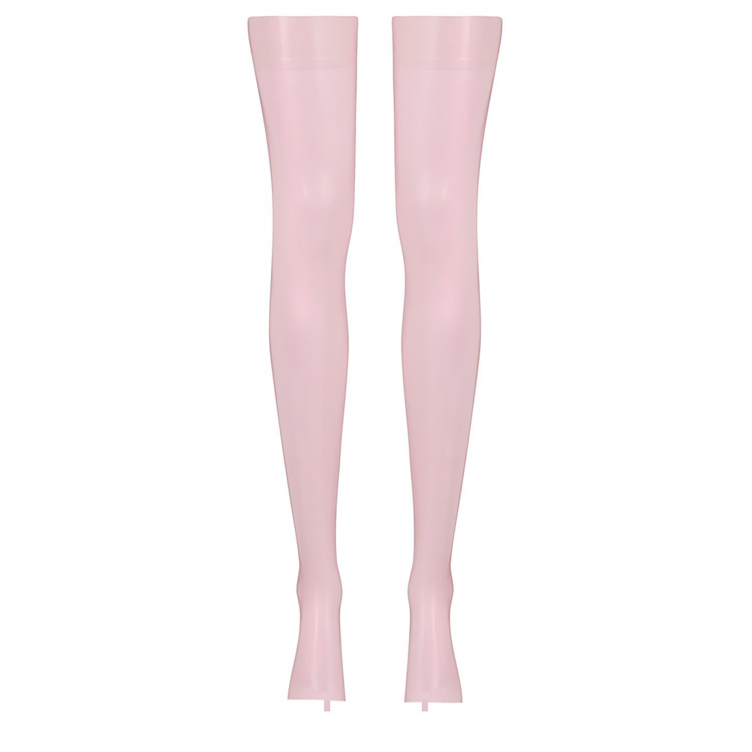 Elissa Poppy Women's Pink / Purple Latex Stockings - Pink In Pink/purple