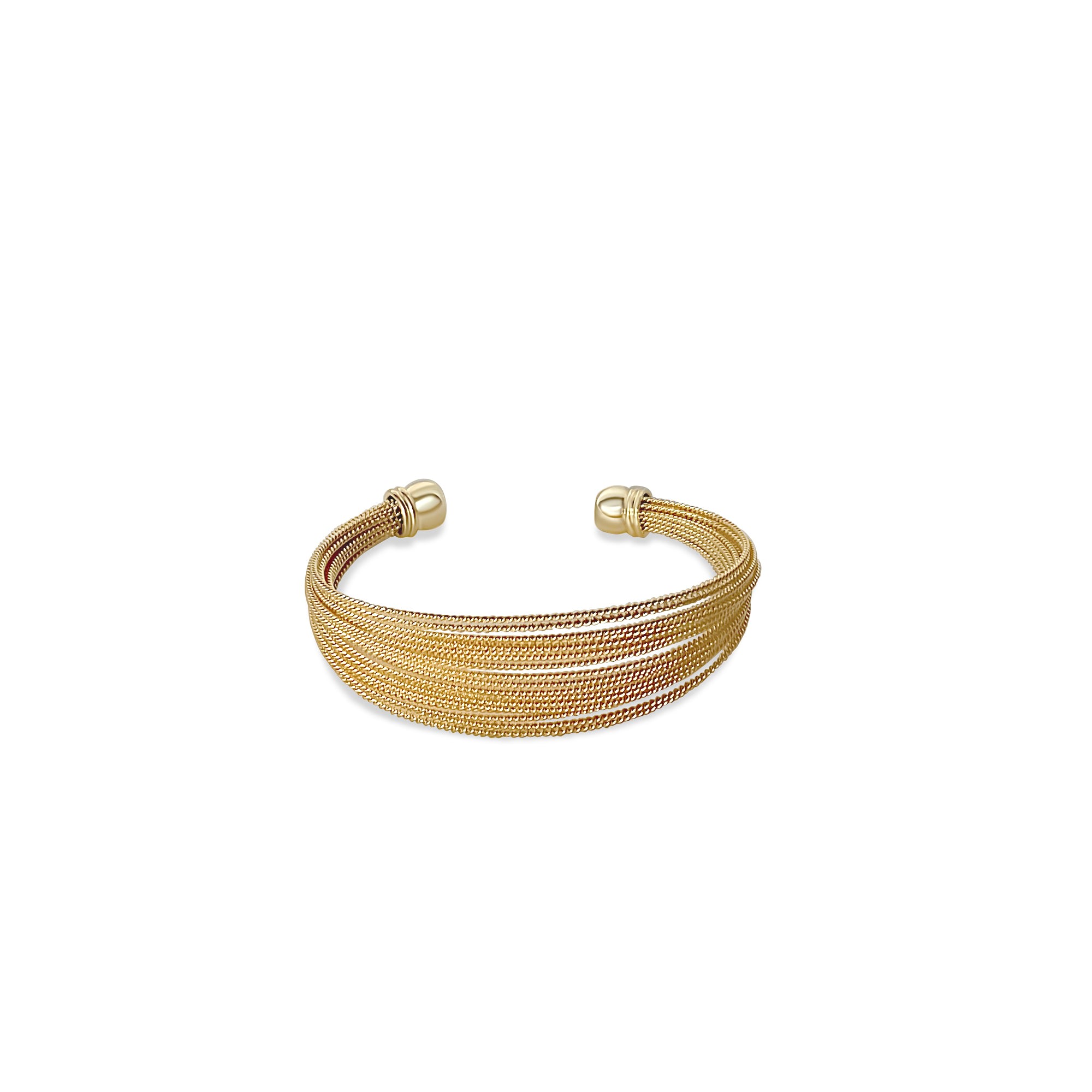 Anisa Sojka Women's Gold Mesh Bangle