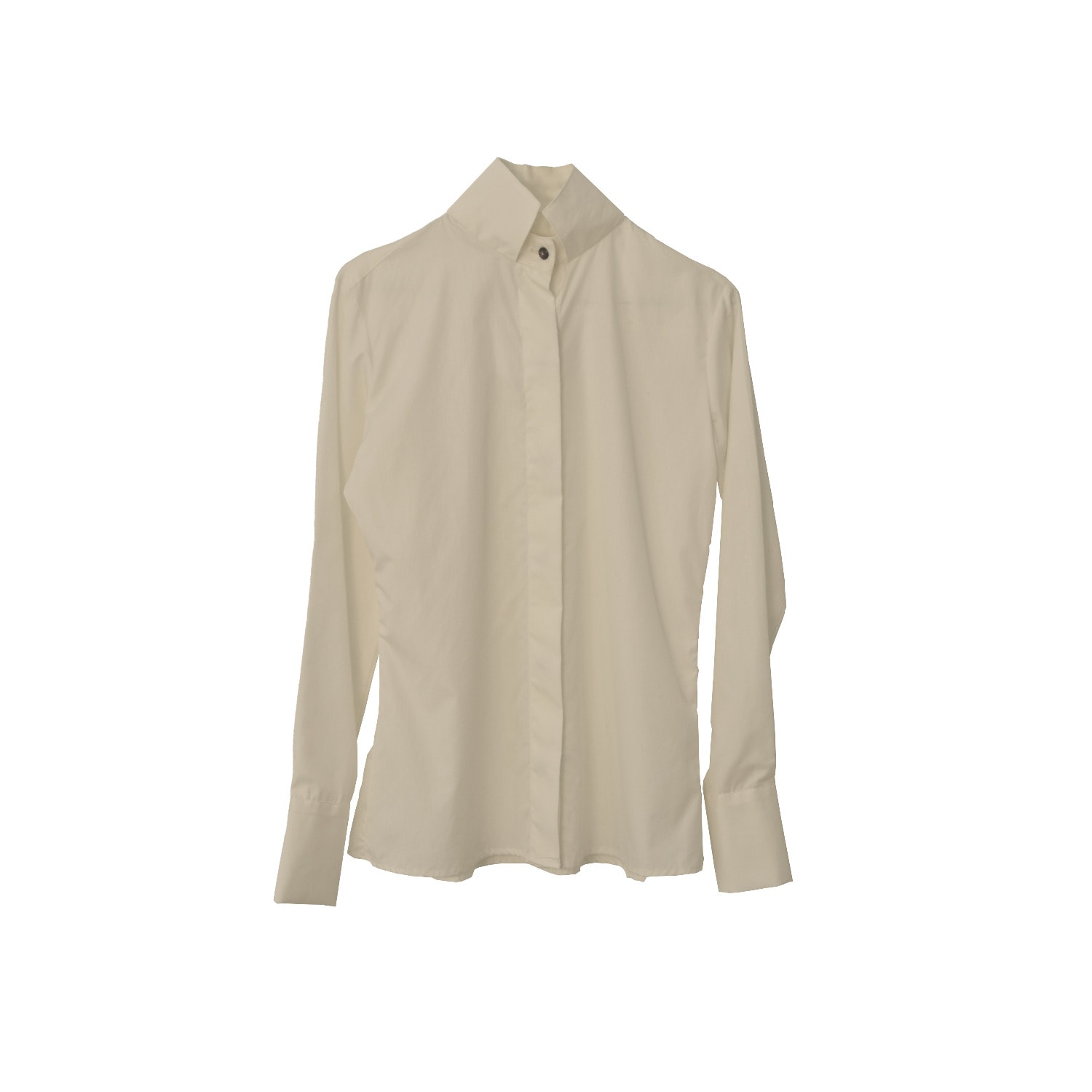 Michella Women's Neutrals Camilla Exaggerated Collar Shirt