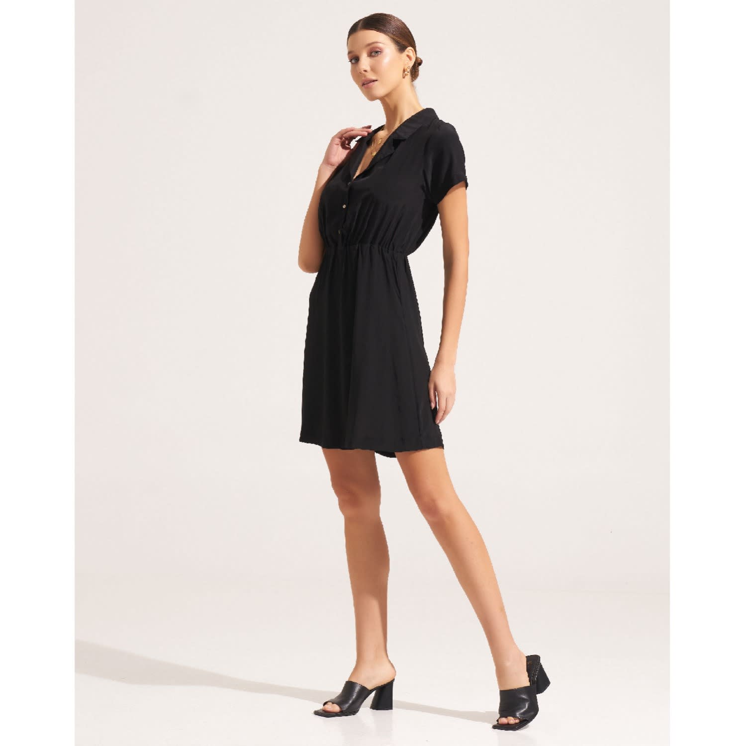 Freya Mini Dress Black | Morrato Bali | Wolf & Badger