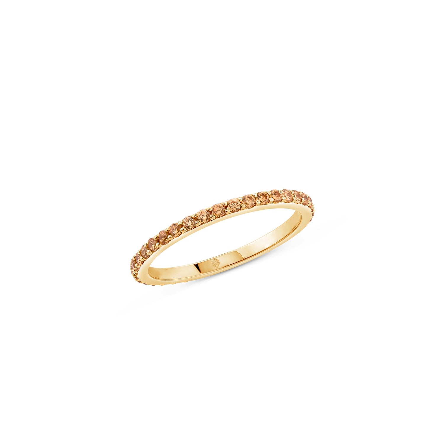 Sally Skoufis Women's Highbeam Ring With Man Made Cz Diamond Stimulant In Sterling Silver & 18k Gold Vermeil In Gold