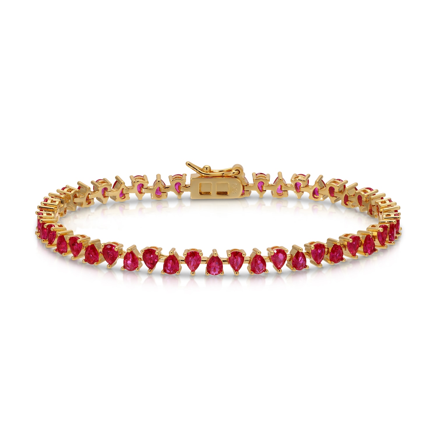 Native Gem Women's Red Duchess Bracelet- Ruby In Red