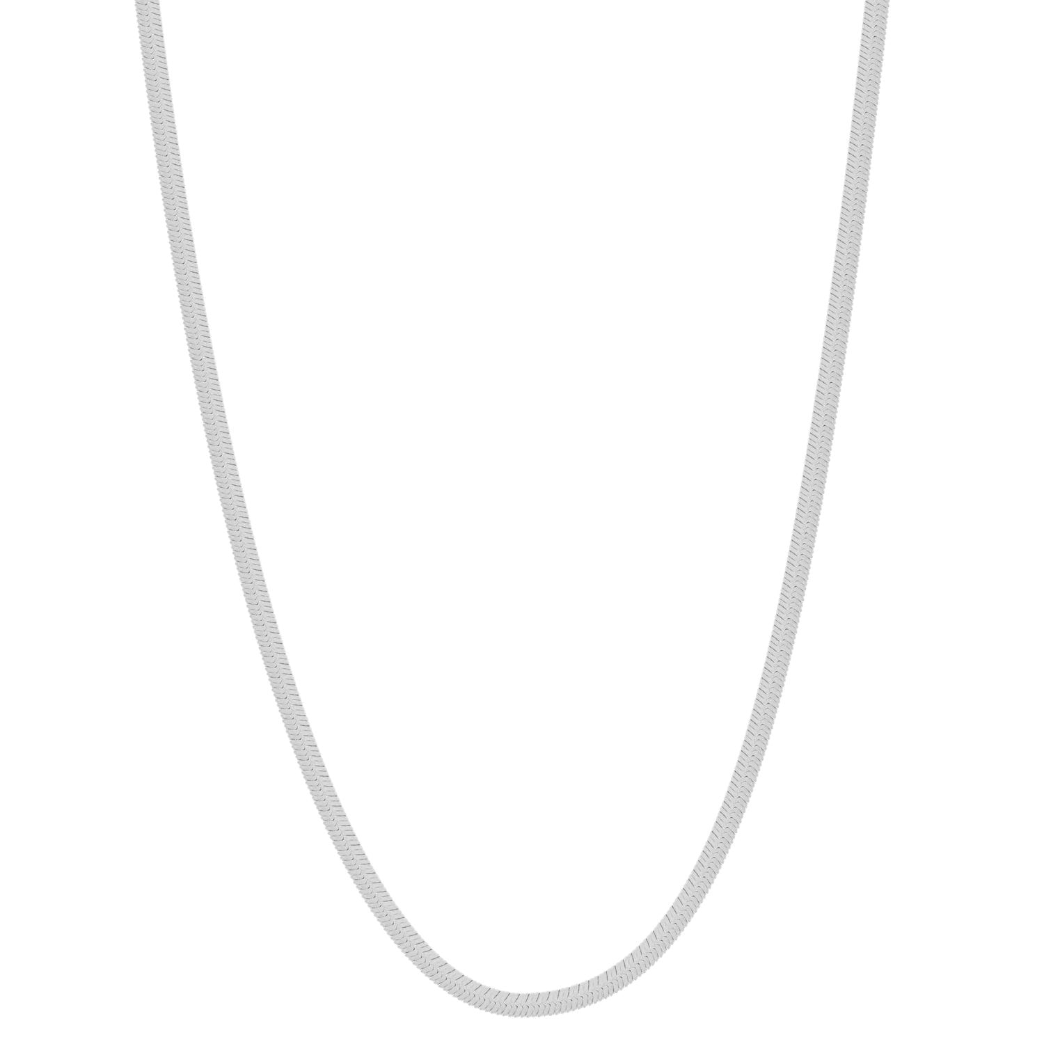 Nialaya Women's Snake Chain Necklace In Silver In Silver