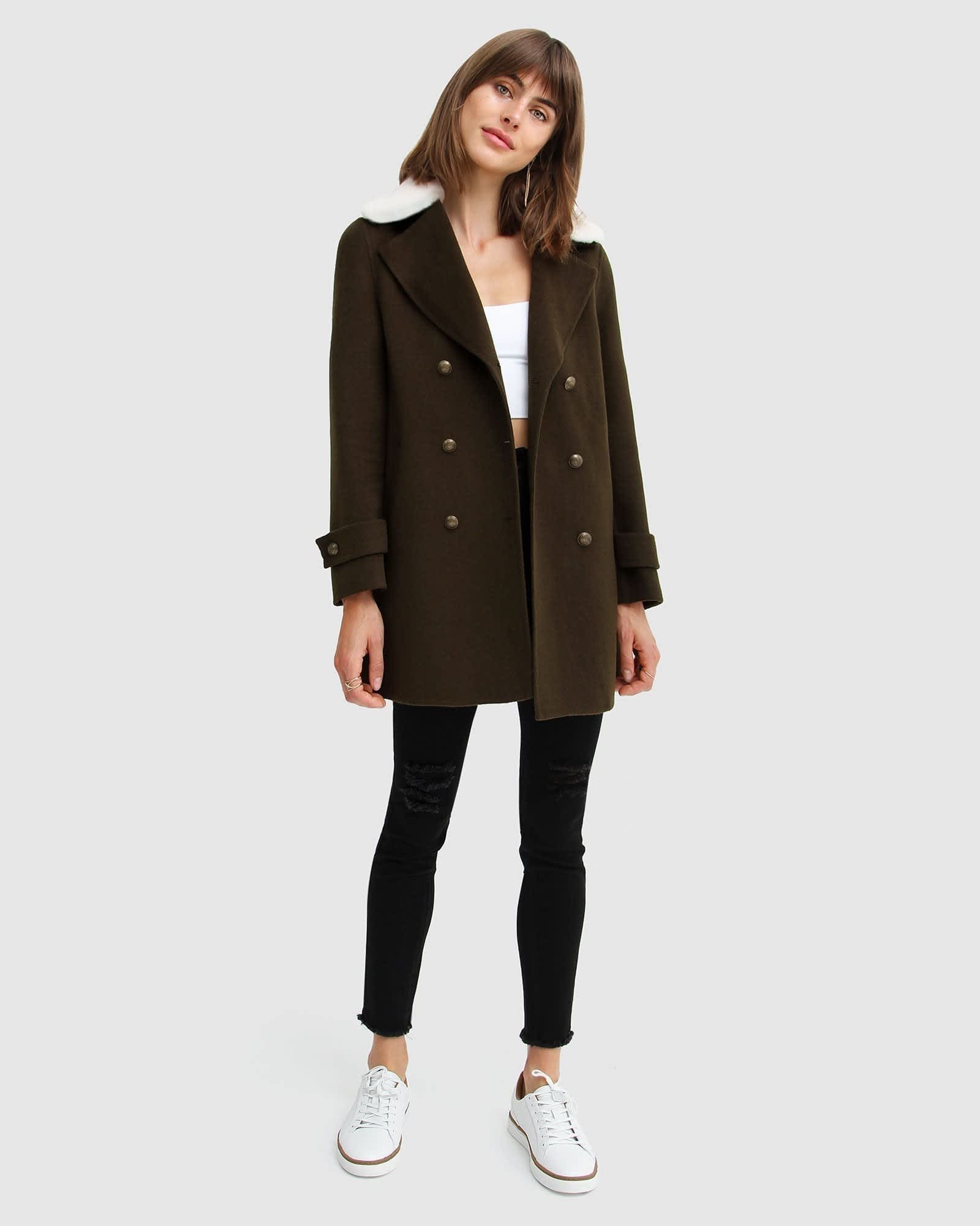 Reiss felix short on sale peacoat