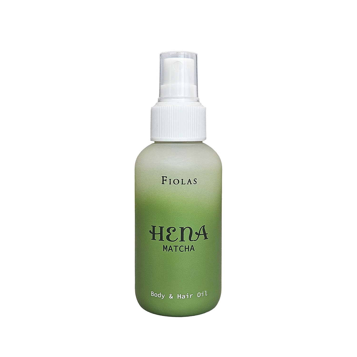 Fiolas Green Hena Matcha Body And Hair Oil In Green