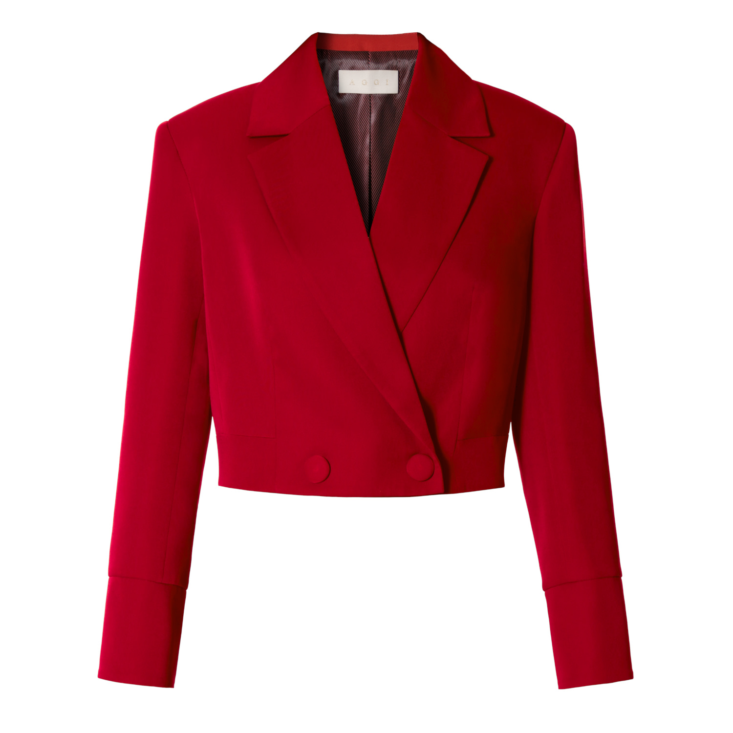 Women’s Heidi Ribbon Red Short Blazer Extra Small Aggi