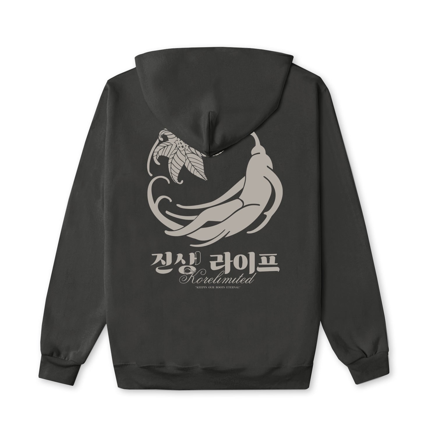 Korelimited Grey Ginseng Life Hoodie In Shadow In Gray