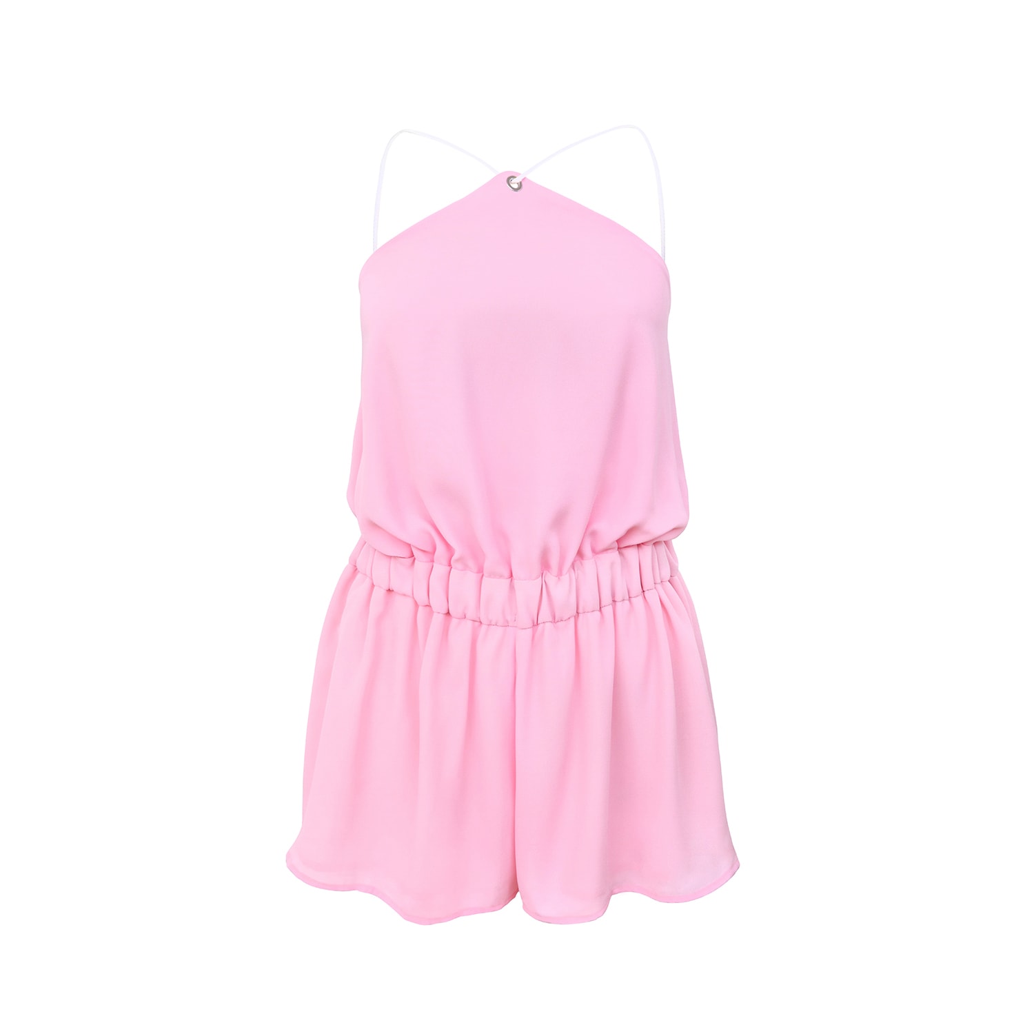 Blonde Gone Rogue Women's Desert Dreams Summer Playsuit, Upcycled Polyester, In Pink In Pink
