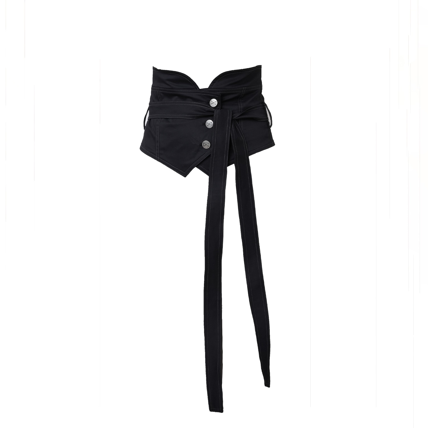 Women&rsquo;s Black Obi Belt | 3Xl | Metamorphoza