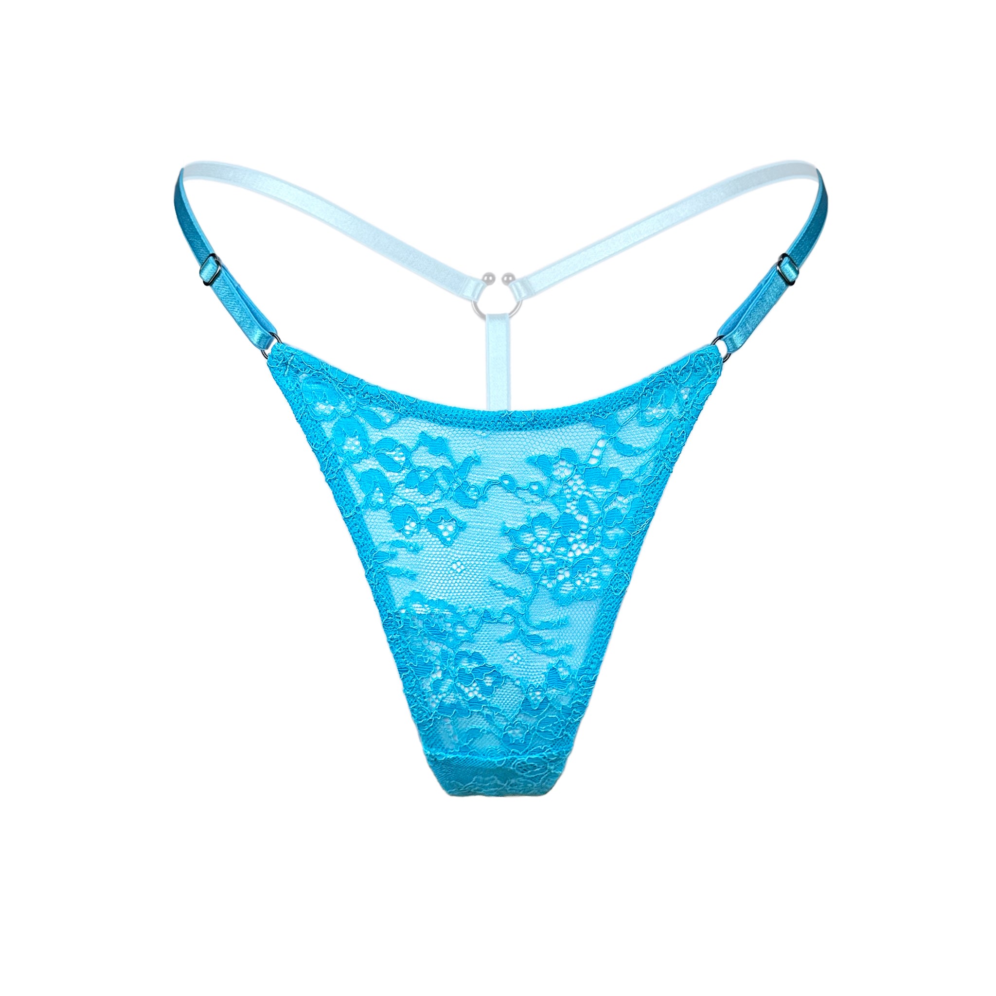 Monique Morin Lingerie Women's Amphitrite Adjustable Micro-g Blue Flame In Blue