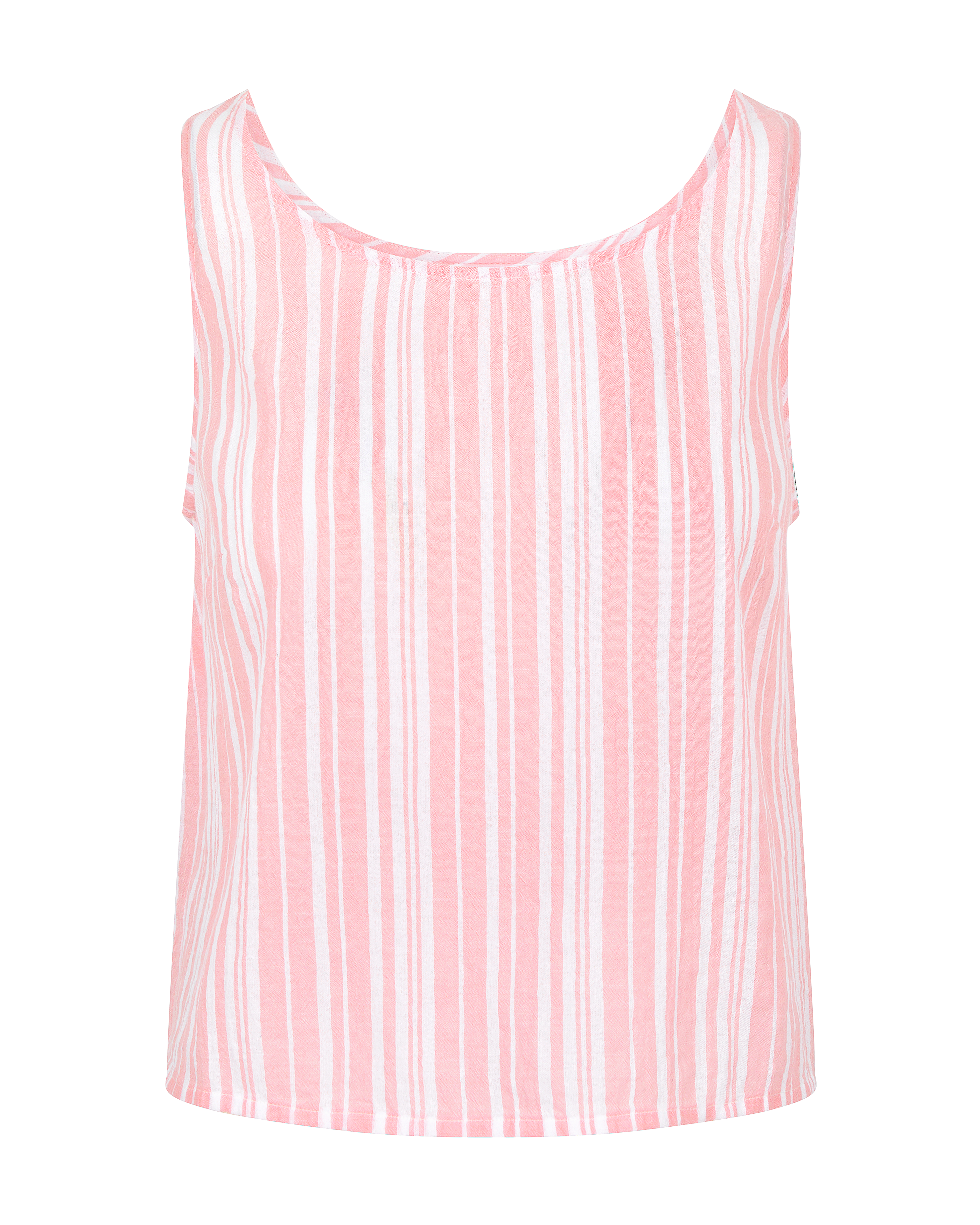 Nudea Women's Pink / Purple / White The Tank - Fondant Pink Stripe In Pink/purple/white