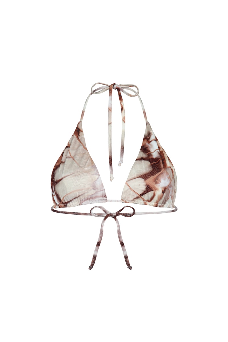 Nelblu Women's Neutrals / Brown Sol Top Print Café In Brown