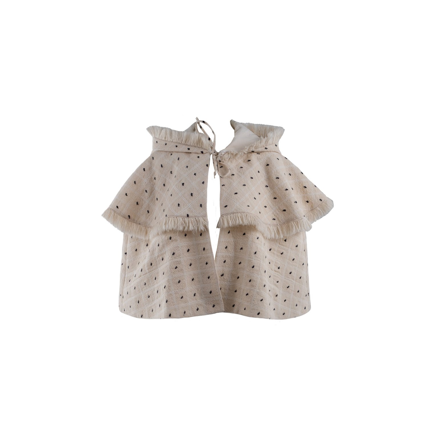 Sāfaråh Women's White / Neutrals Ehram Poncho In White