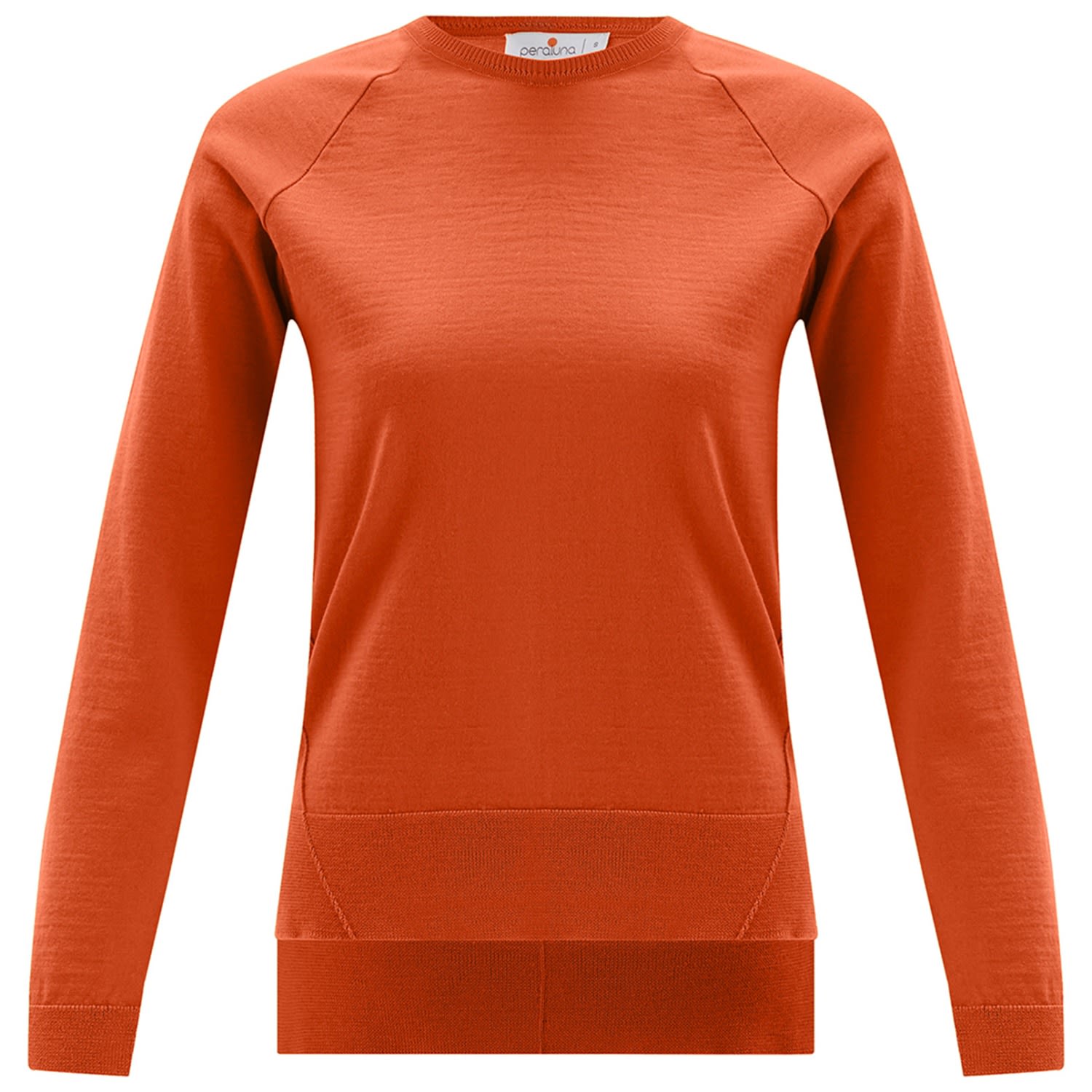 Women’s Yellow / Orange Vanessa Slit Detailed Asymmetric Fine Pullover - Sunrise Orange Small Peraluna