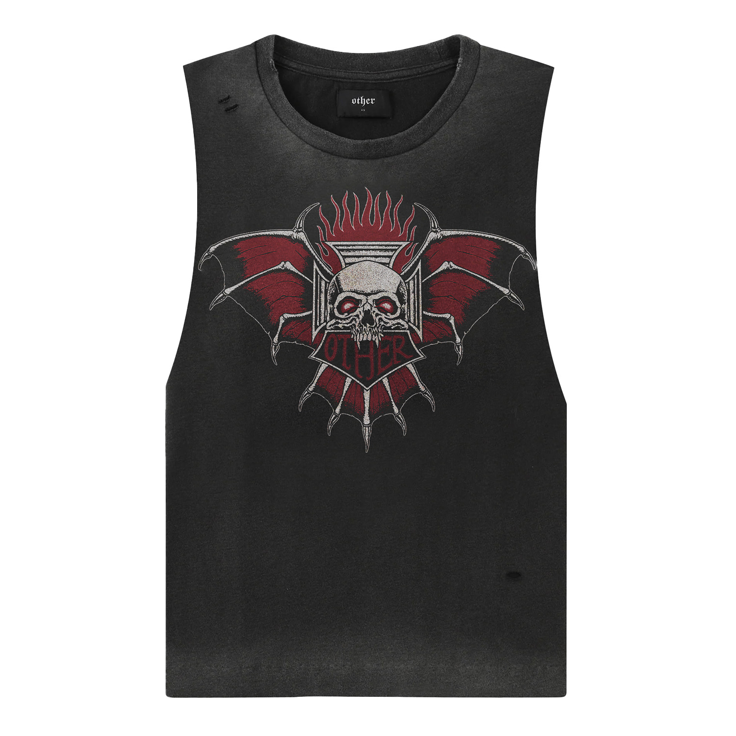 Women’s Death Skull - Vintage Tank - Vintage Black Xxs OTHER UK