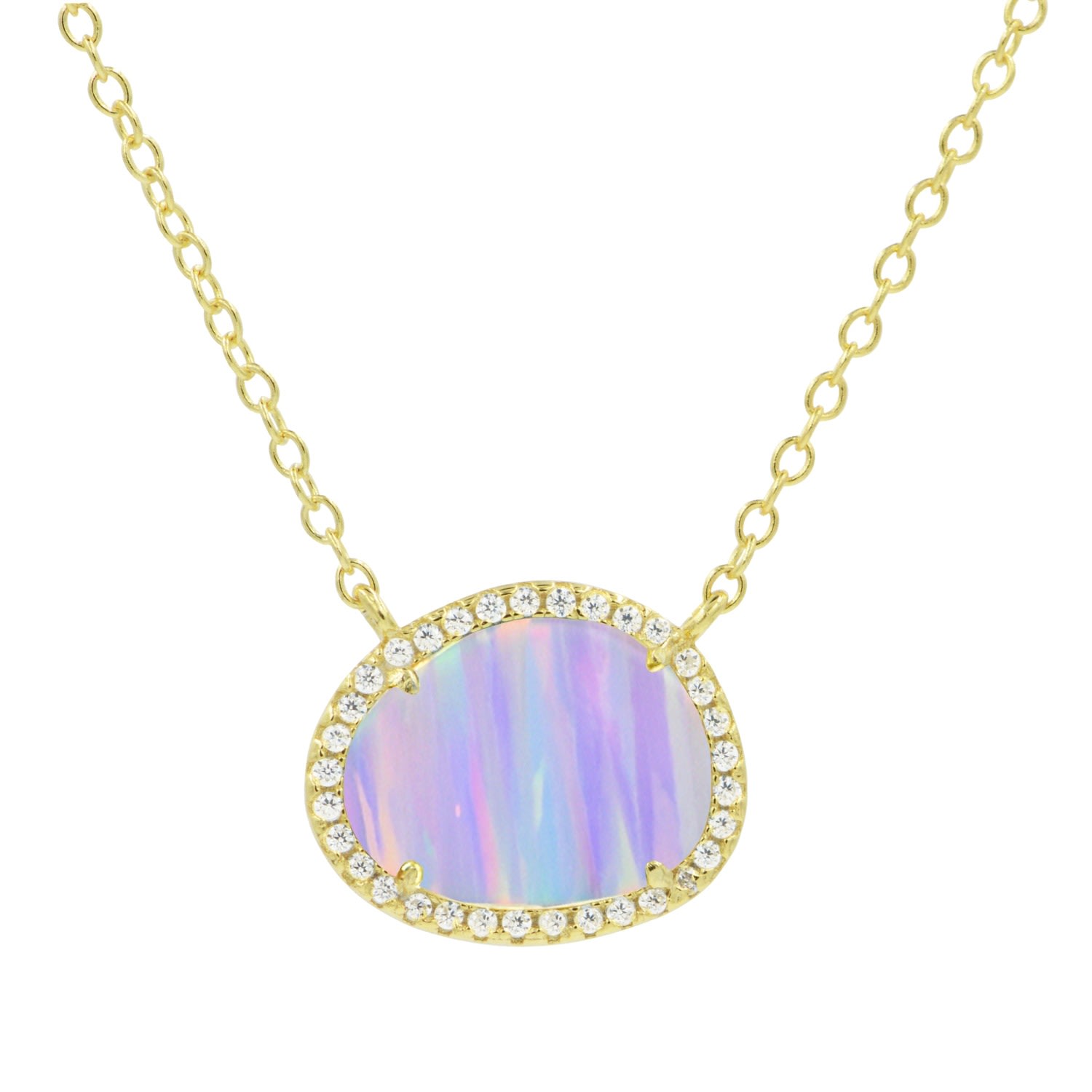 Women’s Pink / Purple Opal Kokoto Necklace - Lavender Kamaria