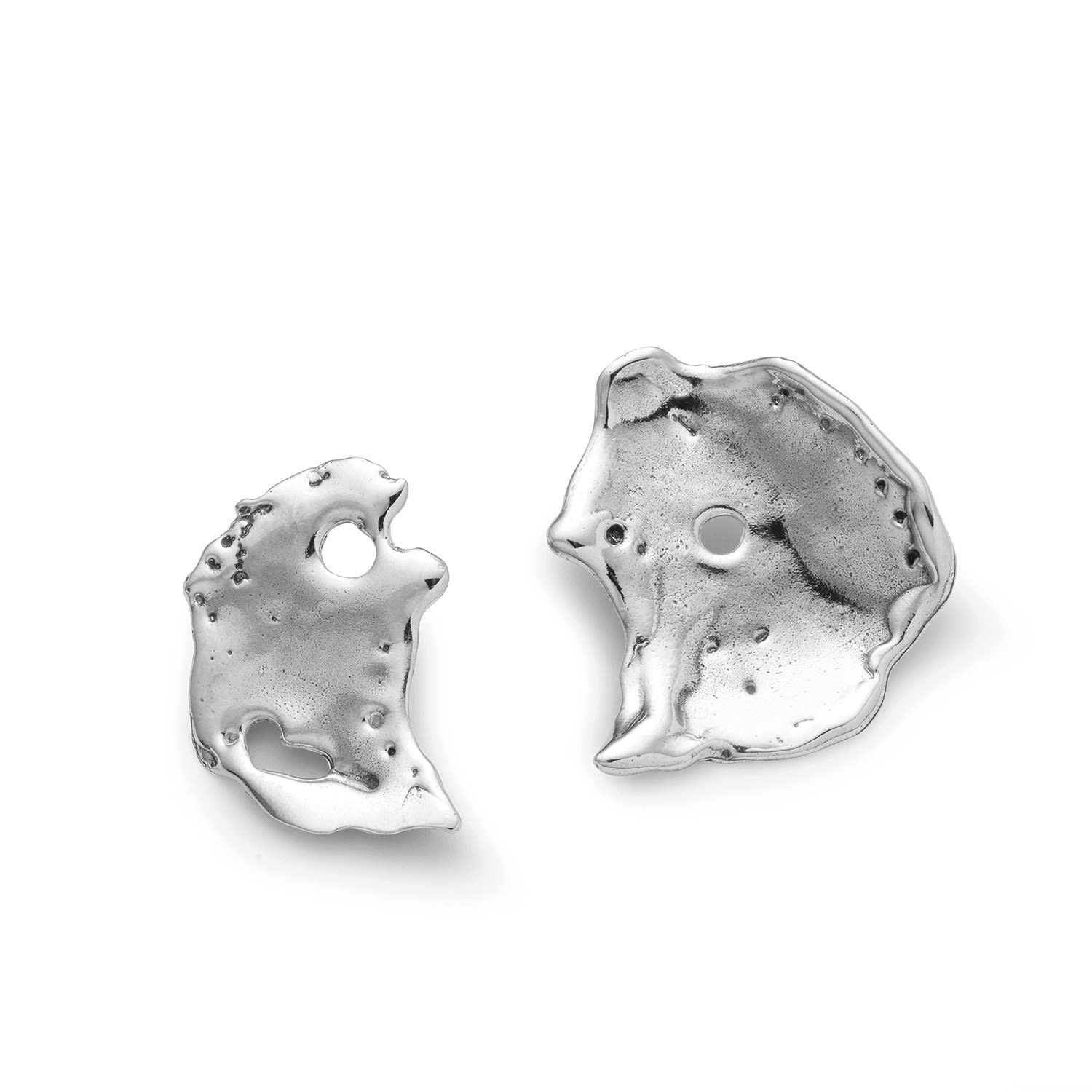 Women’s Talisman Moon Earrings Silver Eva Remenyi